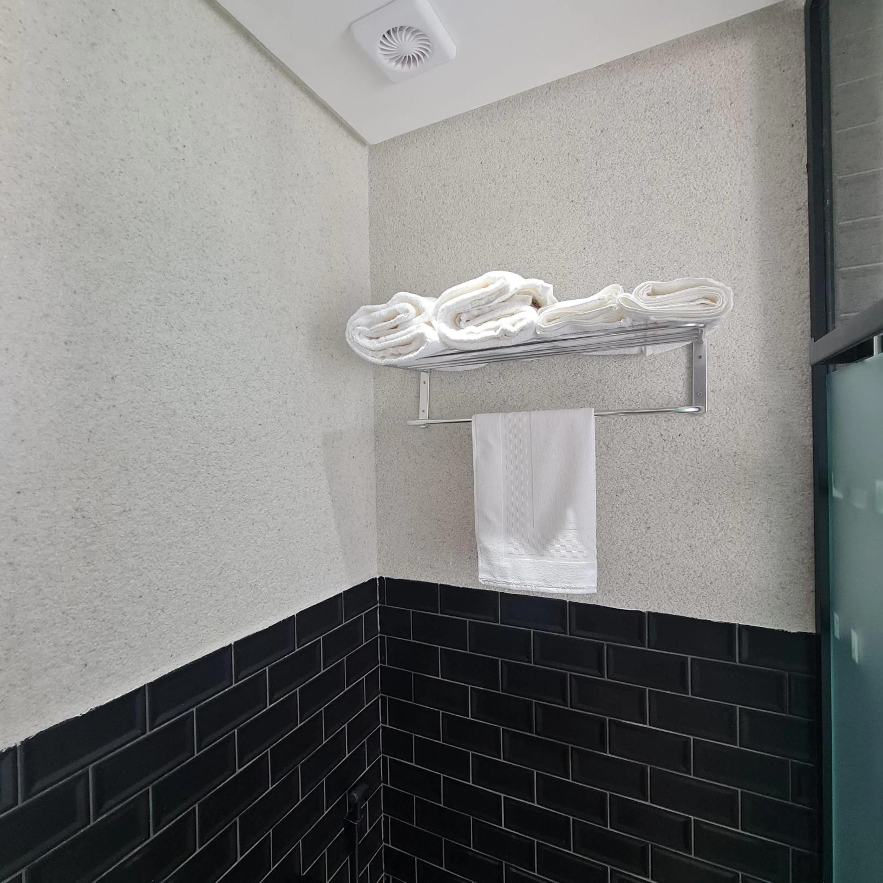 towels in Lindo Flat no Jardim Oceania - Get One