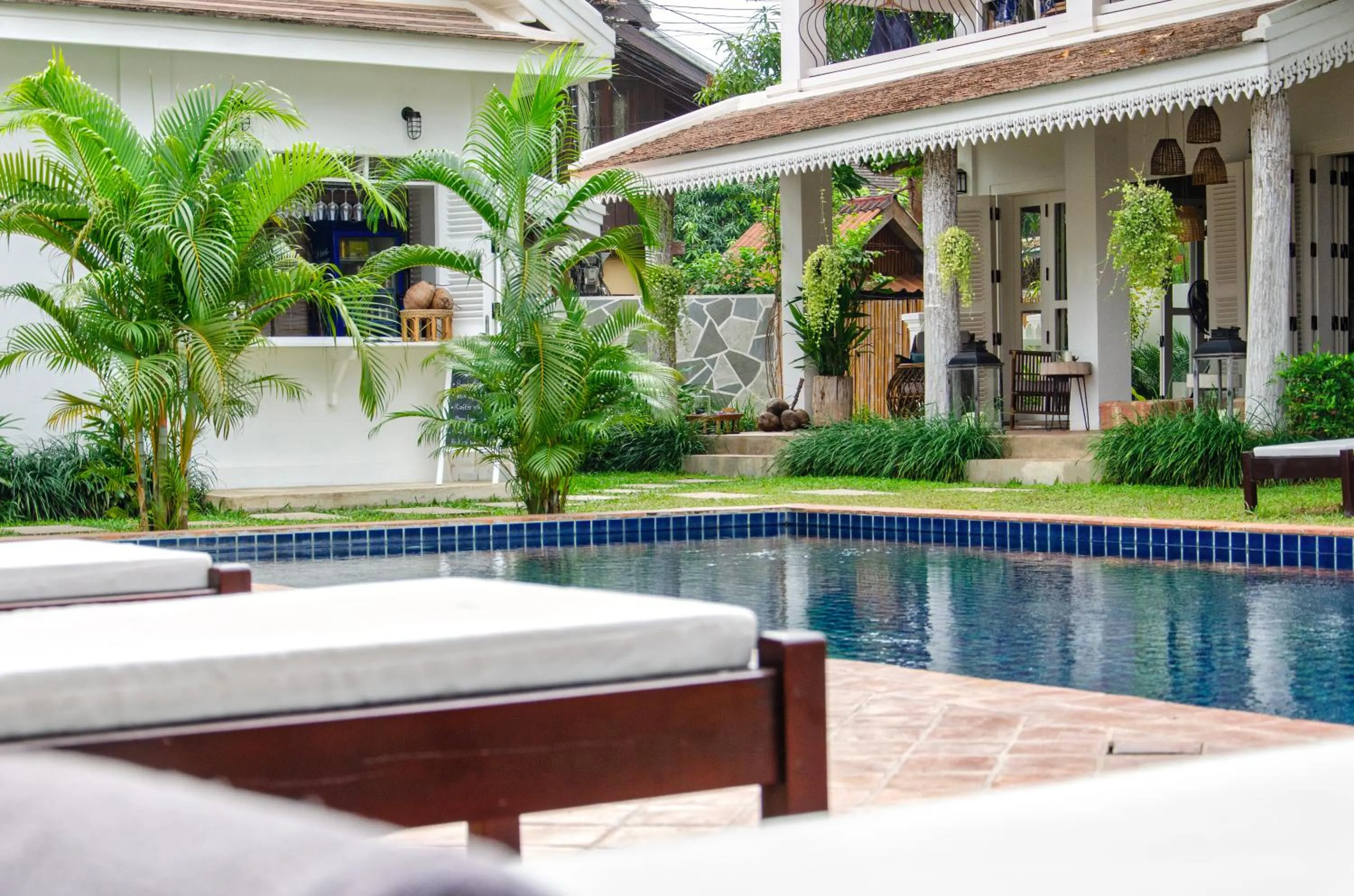 Swimming pool in Chic stay HANA Boutique hotel xxxx Possible noise from the construction next to our property