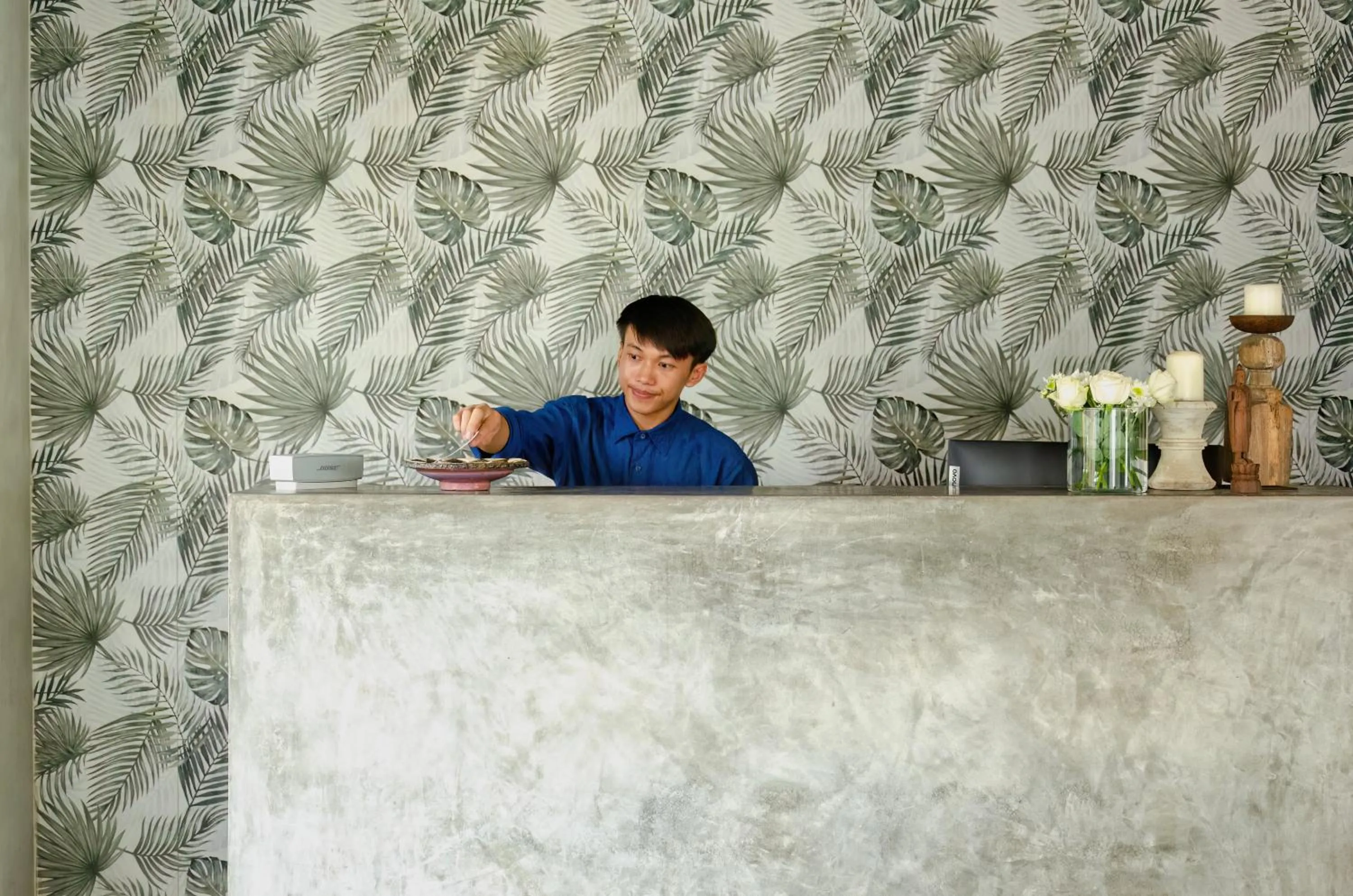 Lobby or reception in Chic stay HANA Boutique hotel xxxx Possible noise from the construction next to our property