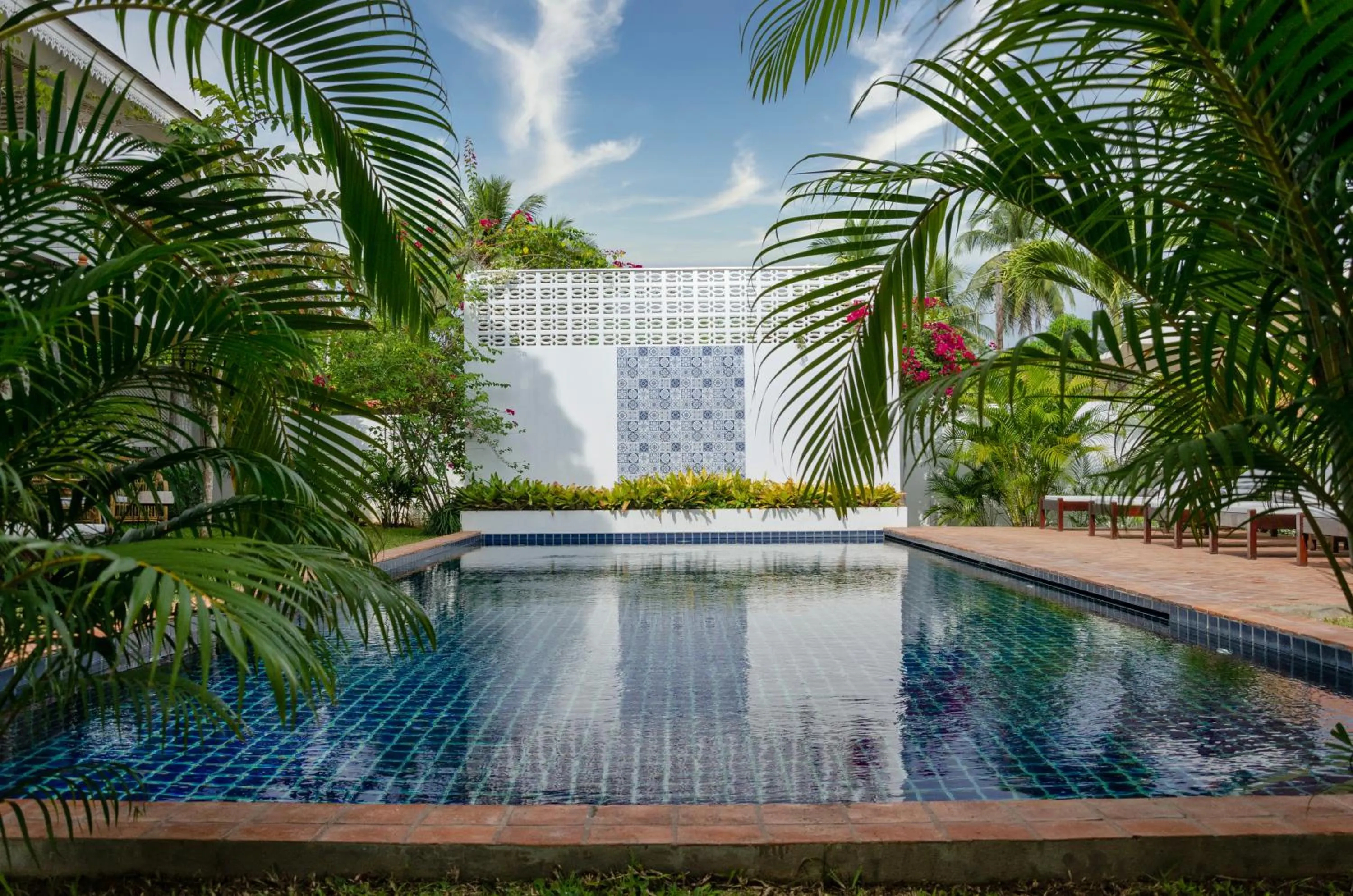 Swimming pool in Chic stay HANA Boutique hotel xxxx Possible noise from the construction next to our property