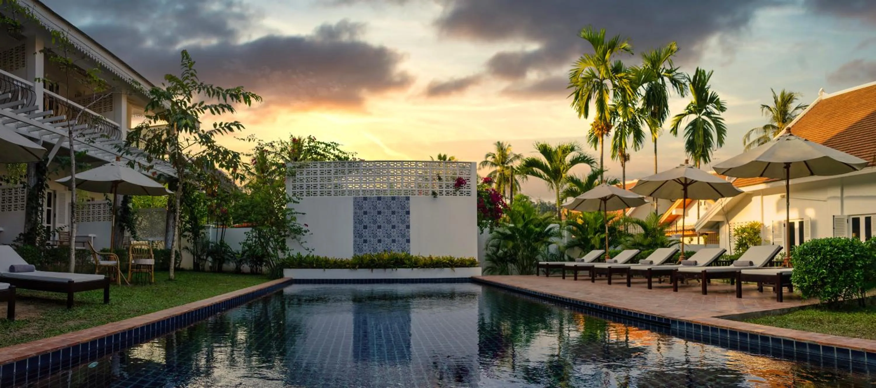 Swimming pool in Chic stay HANA Boutique hotel xxxx Possible noise from the construction next to our property