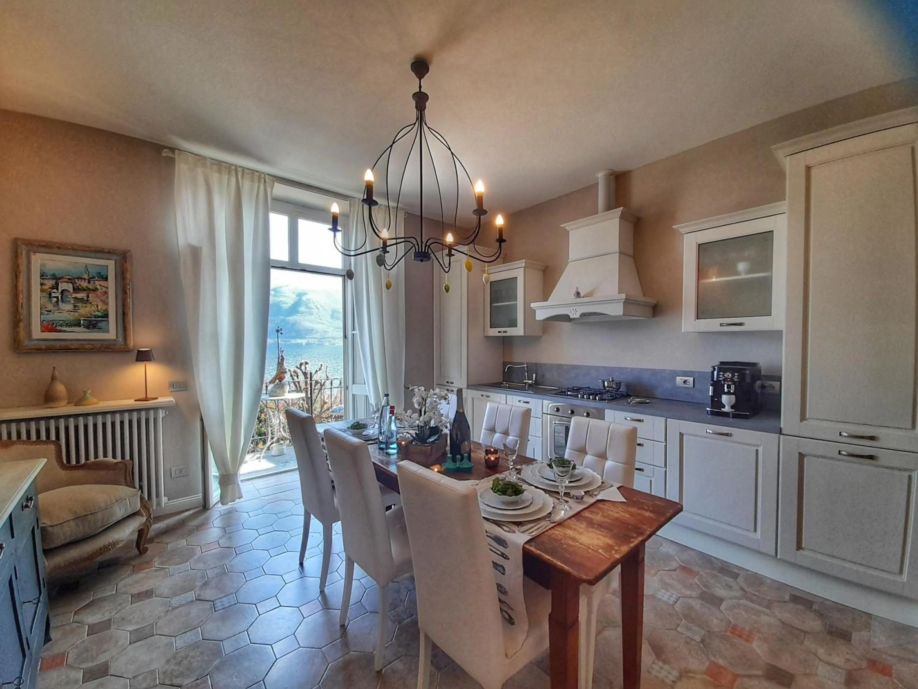 Living room in Spiaggia Amore - Appartamenti Vacanza Vista Lago - Luxury Apartments
