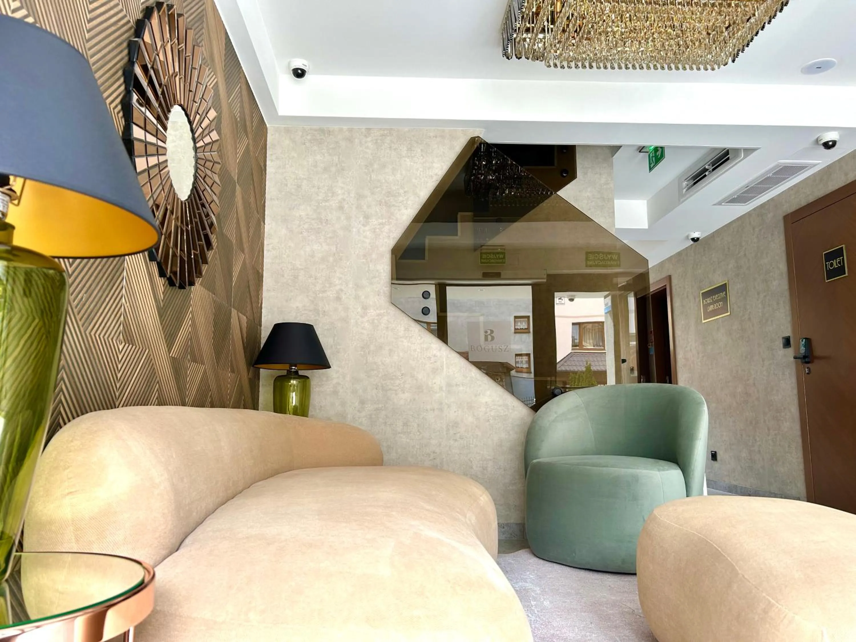 Lobby or reception in The BOGUSZ Wladyslawowo