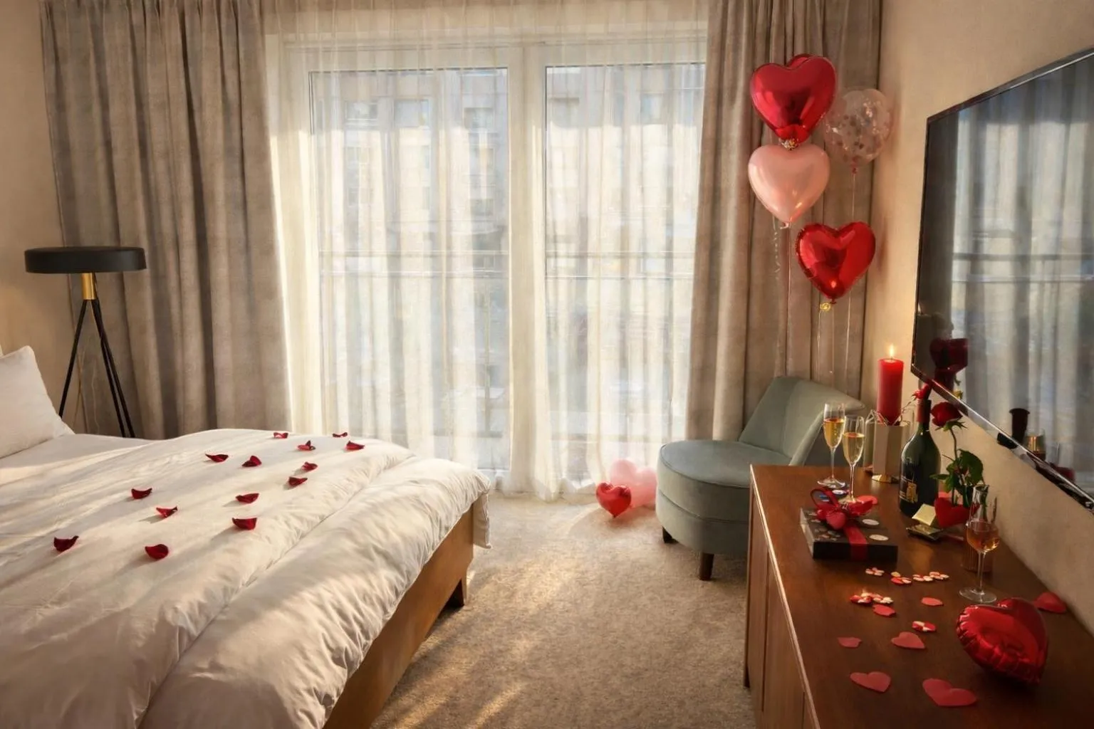 Photo of the whole room, Bed in The BOGUSZ Wladyslawowo