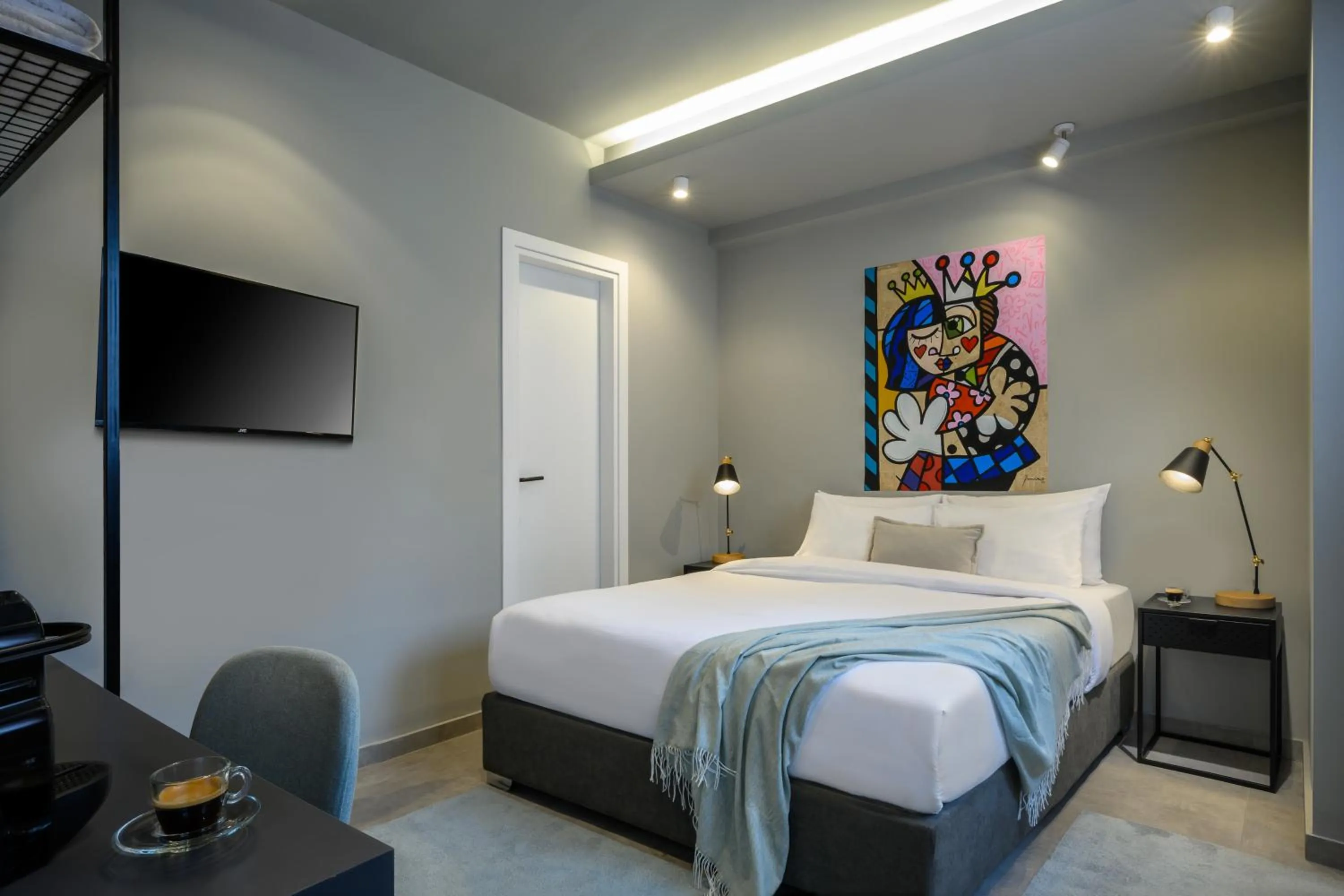 Photo of the whole room, Bed in Psiri Vibes