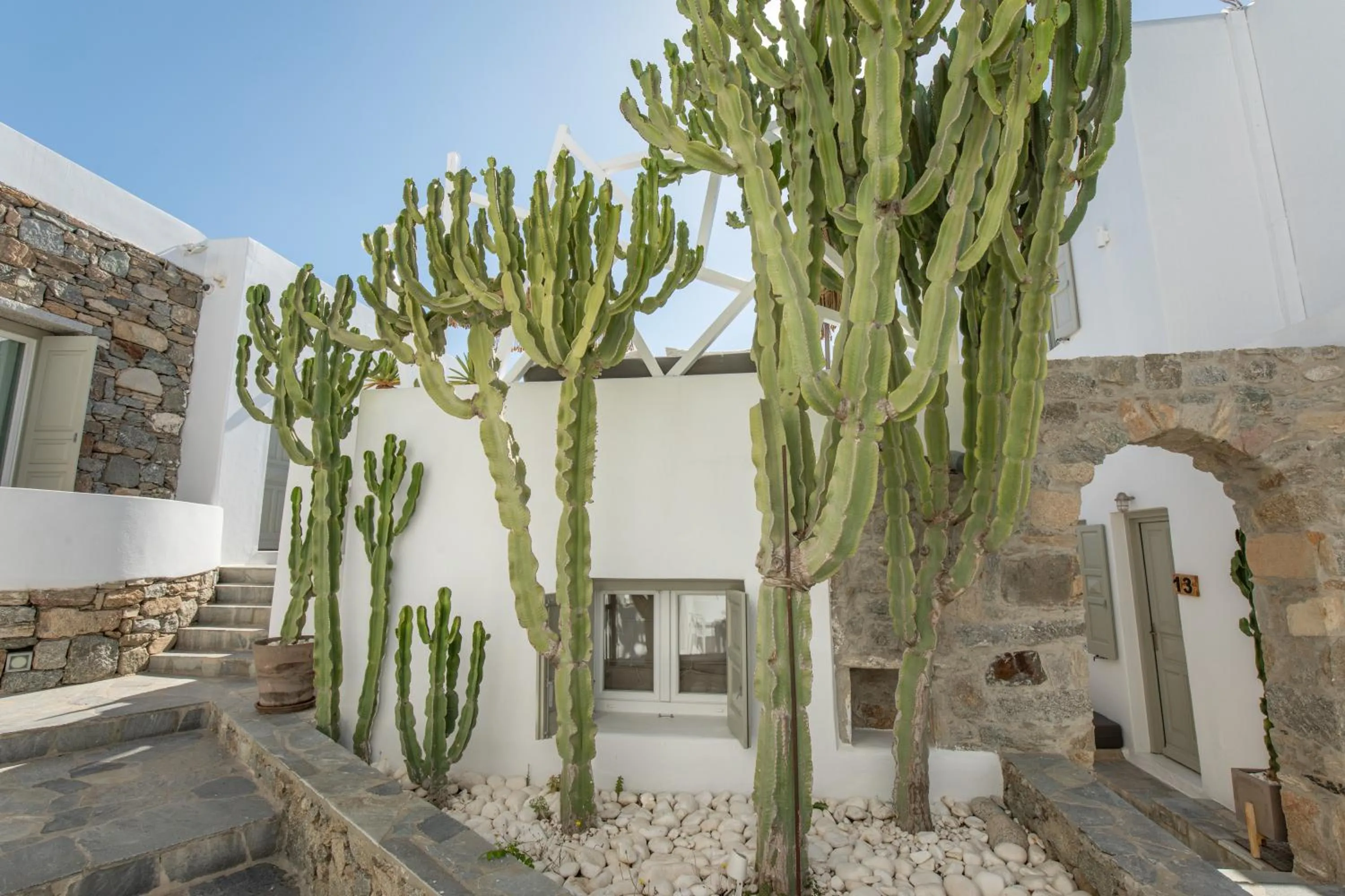 Property building in Damianos Mykonos Hotel
