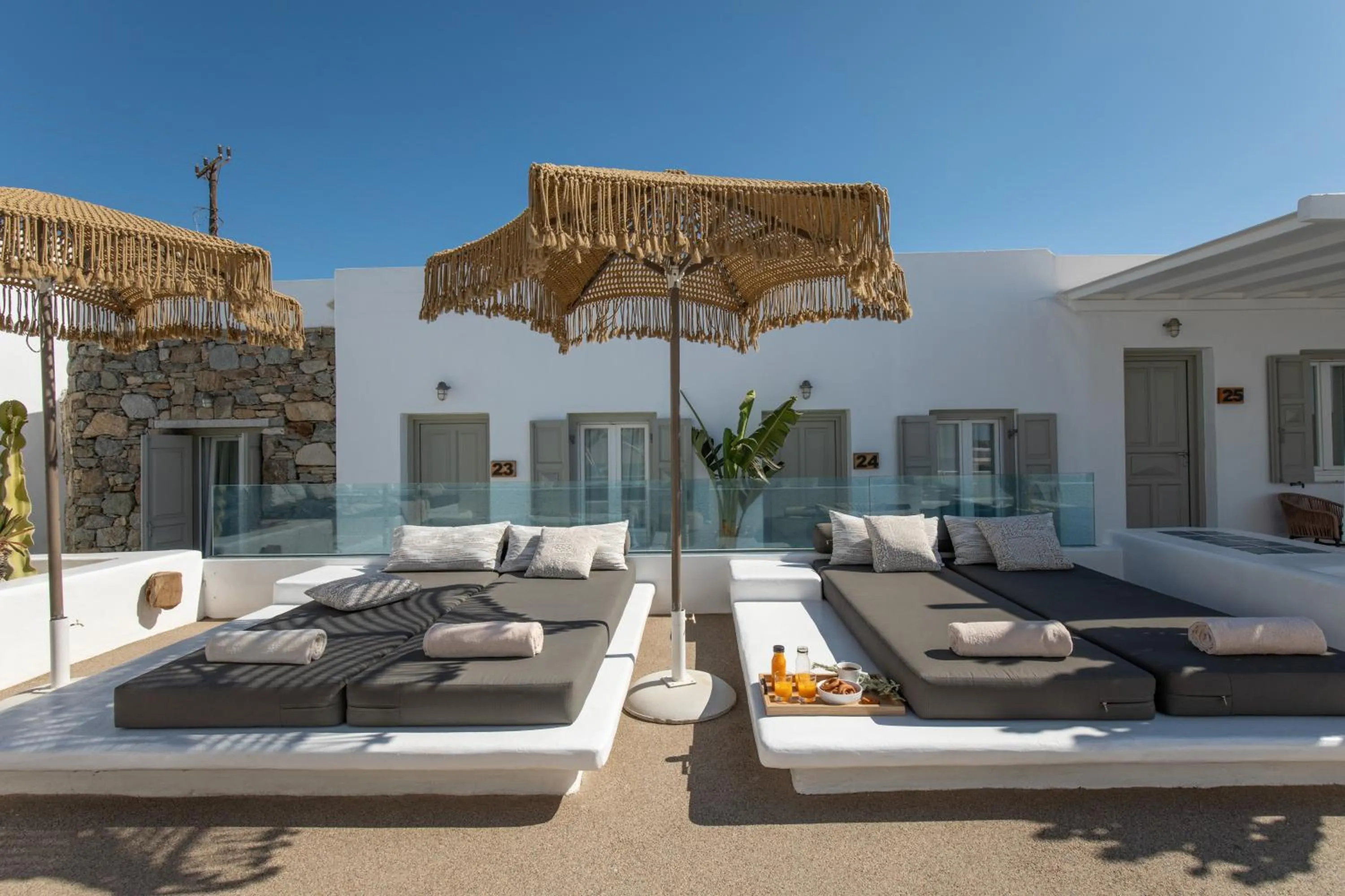 Balcony/Terrace in Damianos Mykonos Hotel