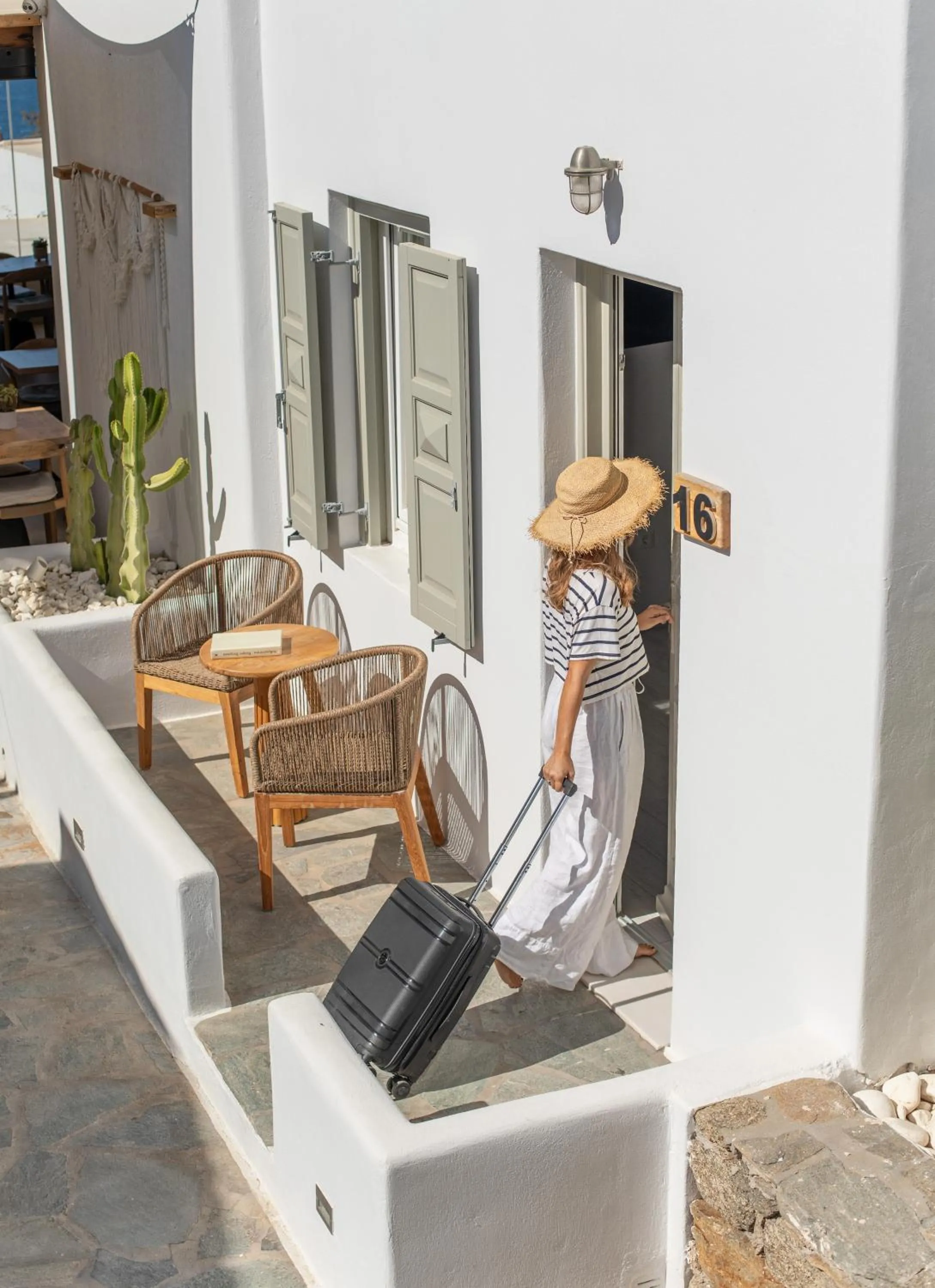 Balcony/Terrace in Damianos Mykonos Hotel