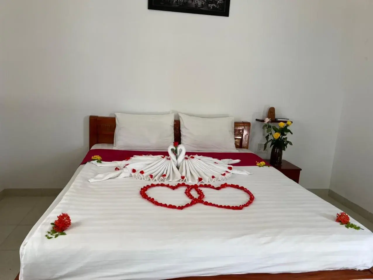 Bed in An Vinh Analog House - LE BONHEUR Bed in An Vinh Analog House - LE BONHEUR