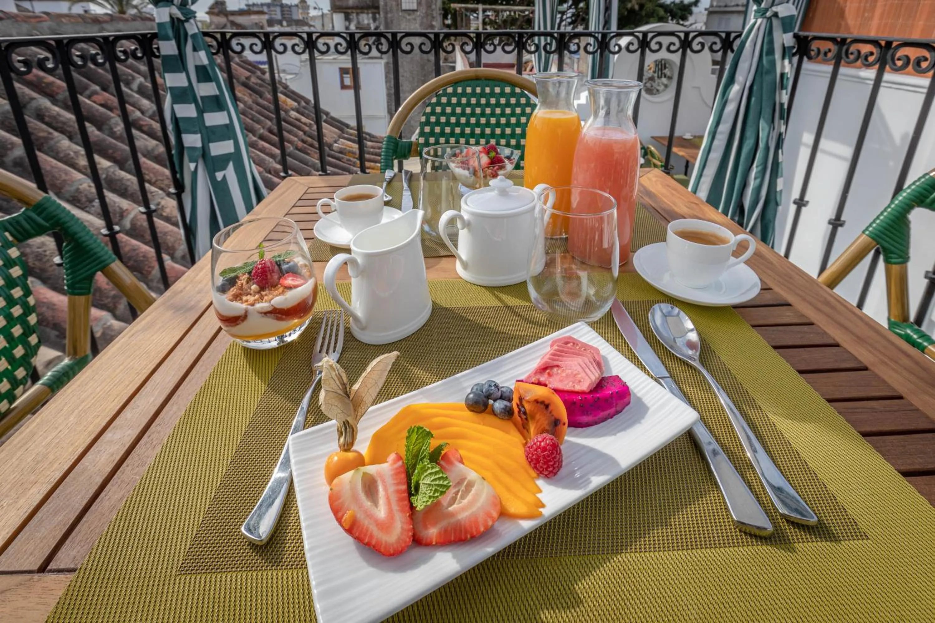 Food close-up in Hotel Claude Marbella