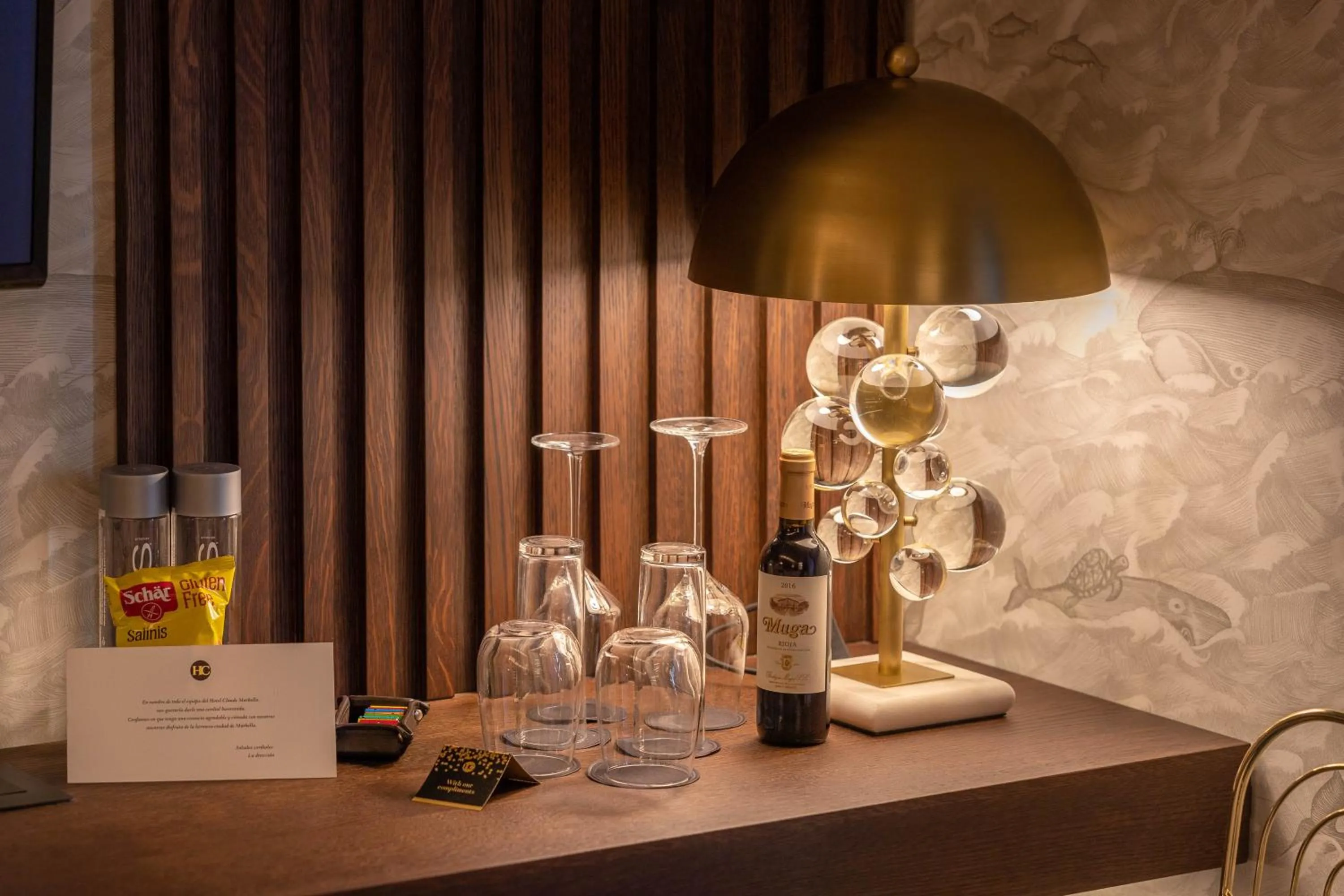 Decorative detail in Hotel Claude Marbella