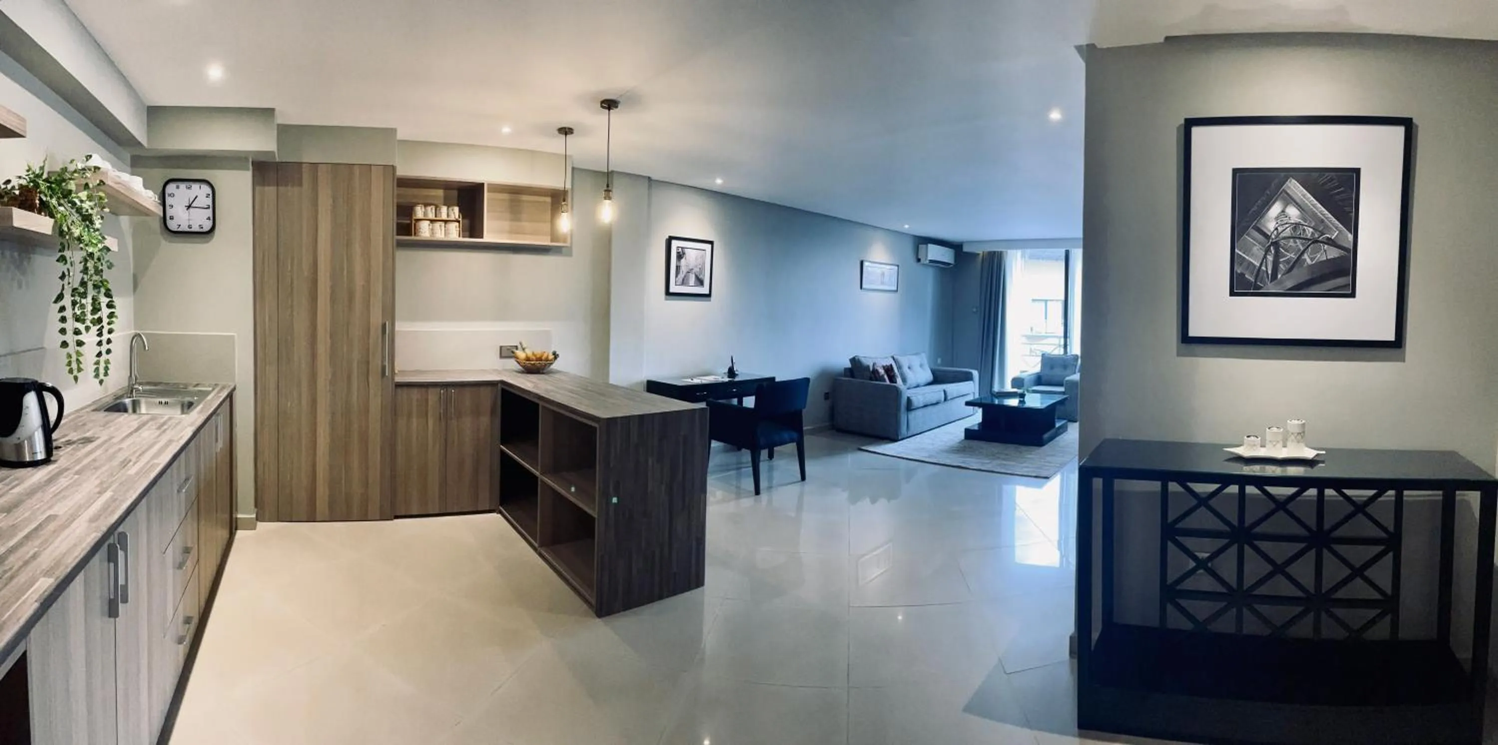 Living room in Meilin International Hotel