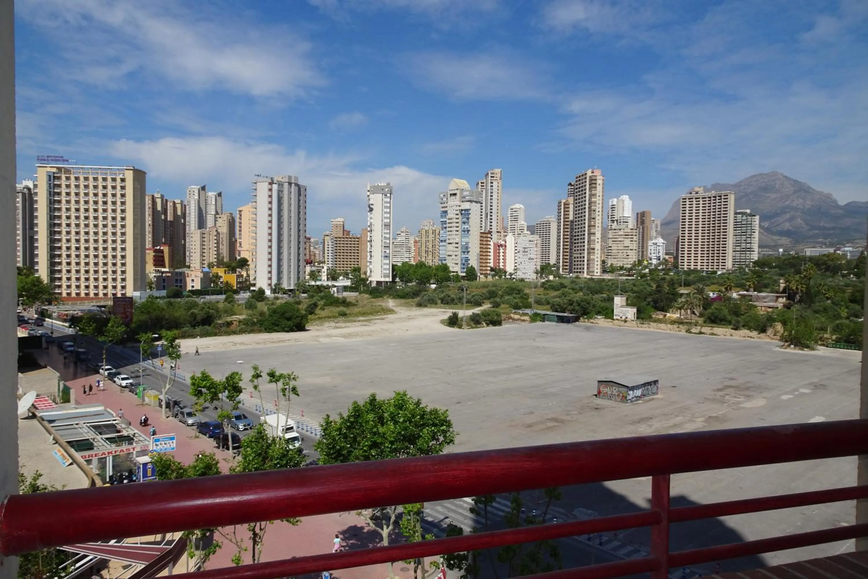City view in Evamar Apartments