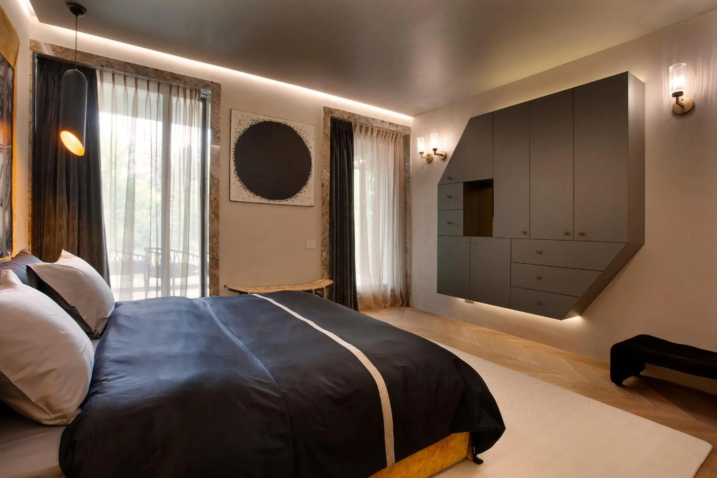 Bedroom, Bed in Room 12