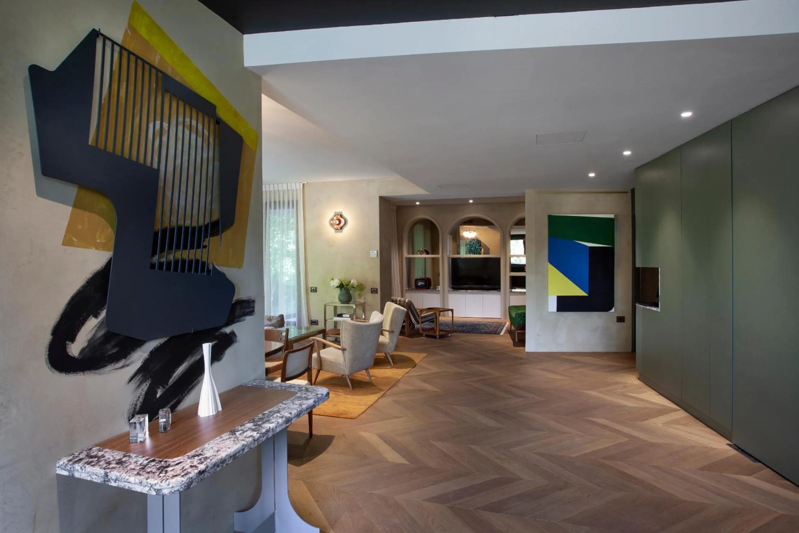 Coffee/tea facilities, Bed in Room 12