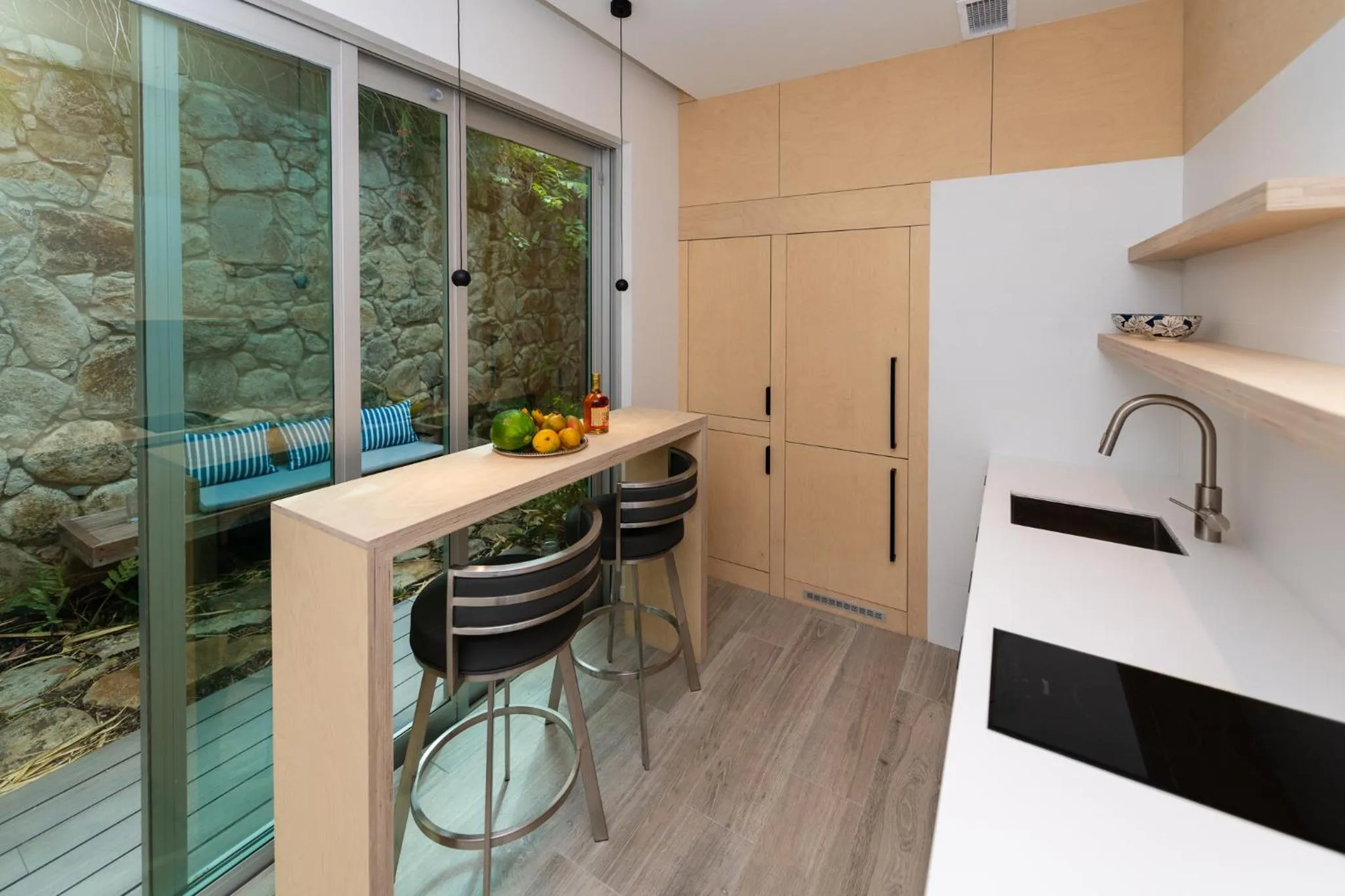 Kitchen or kitchenette in Villa Kaya