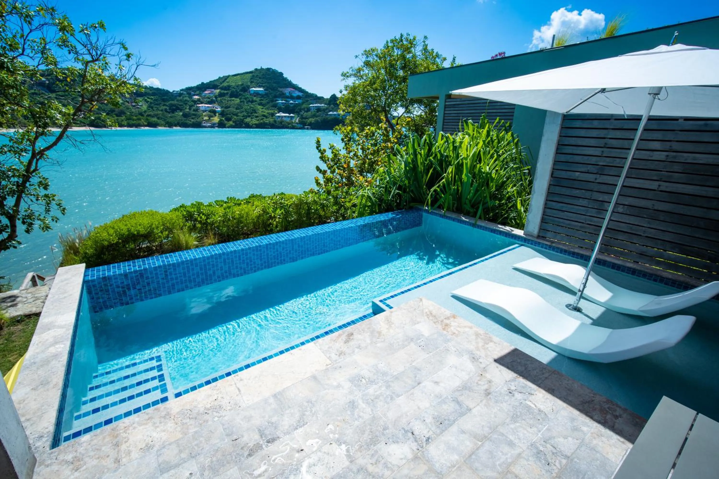 Pool view in Villa Kaya