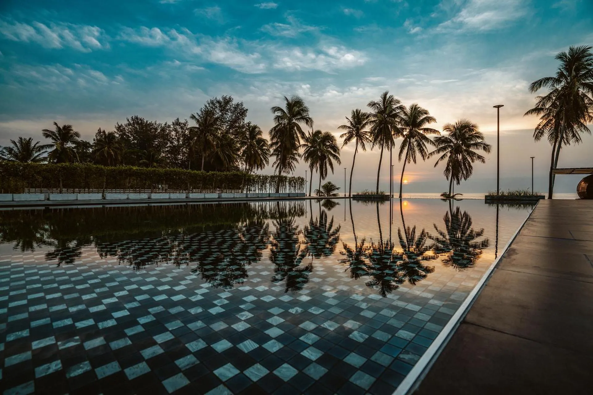Swimming pool in The Bloc @ Sea