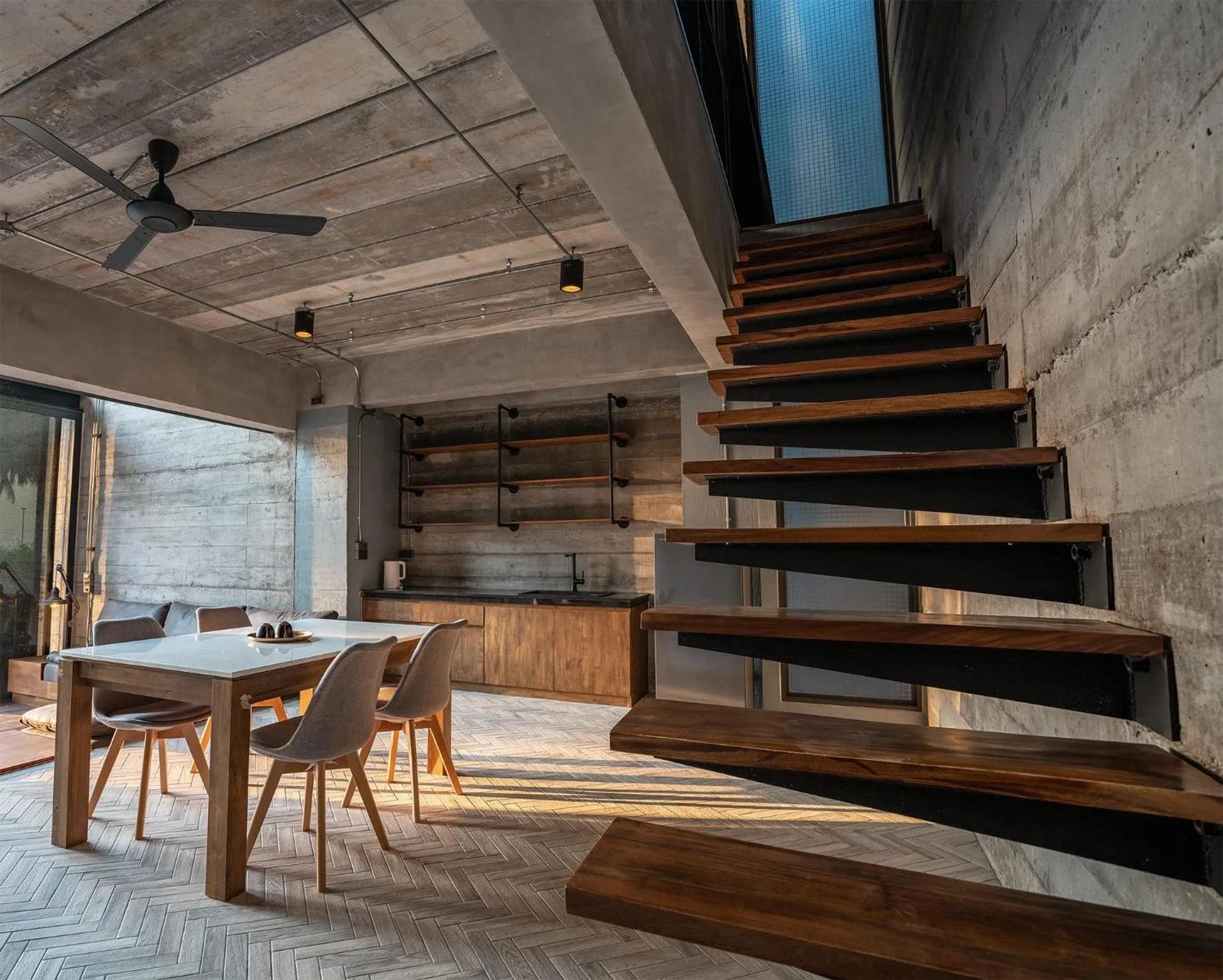 Living room in The Bloc @ Sea