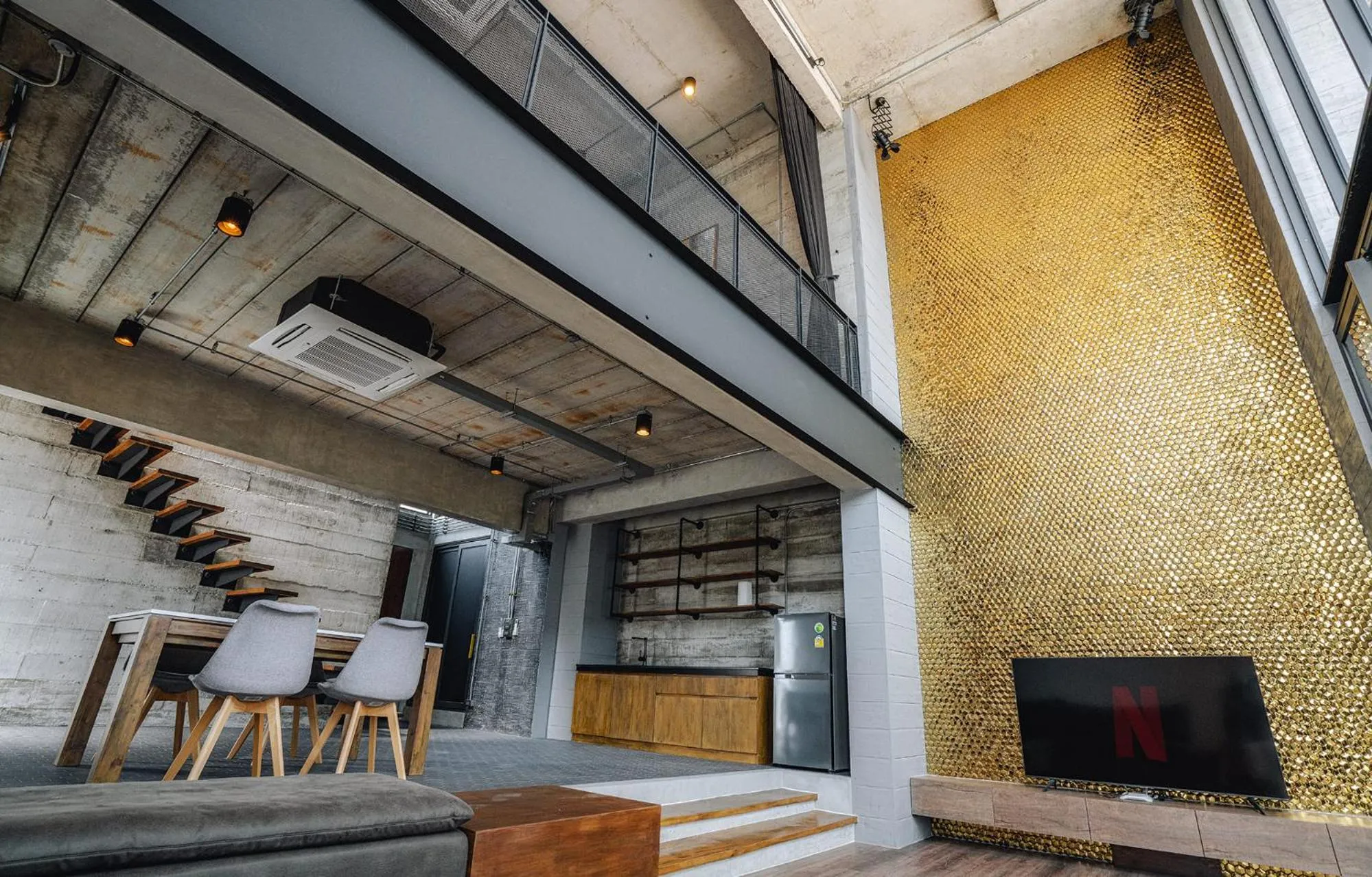 Living room in The Bloc @ Sea