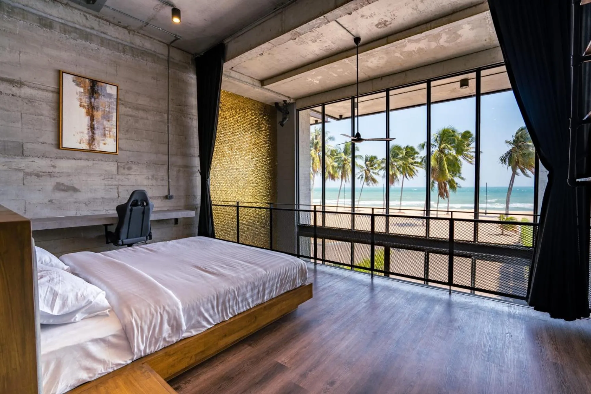 View (from property/room), Bed in The Bloc @ Sea