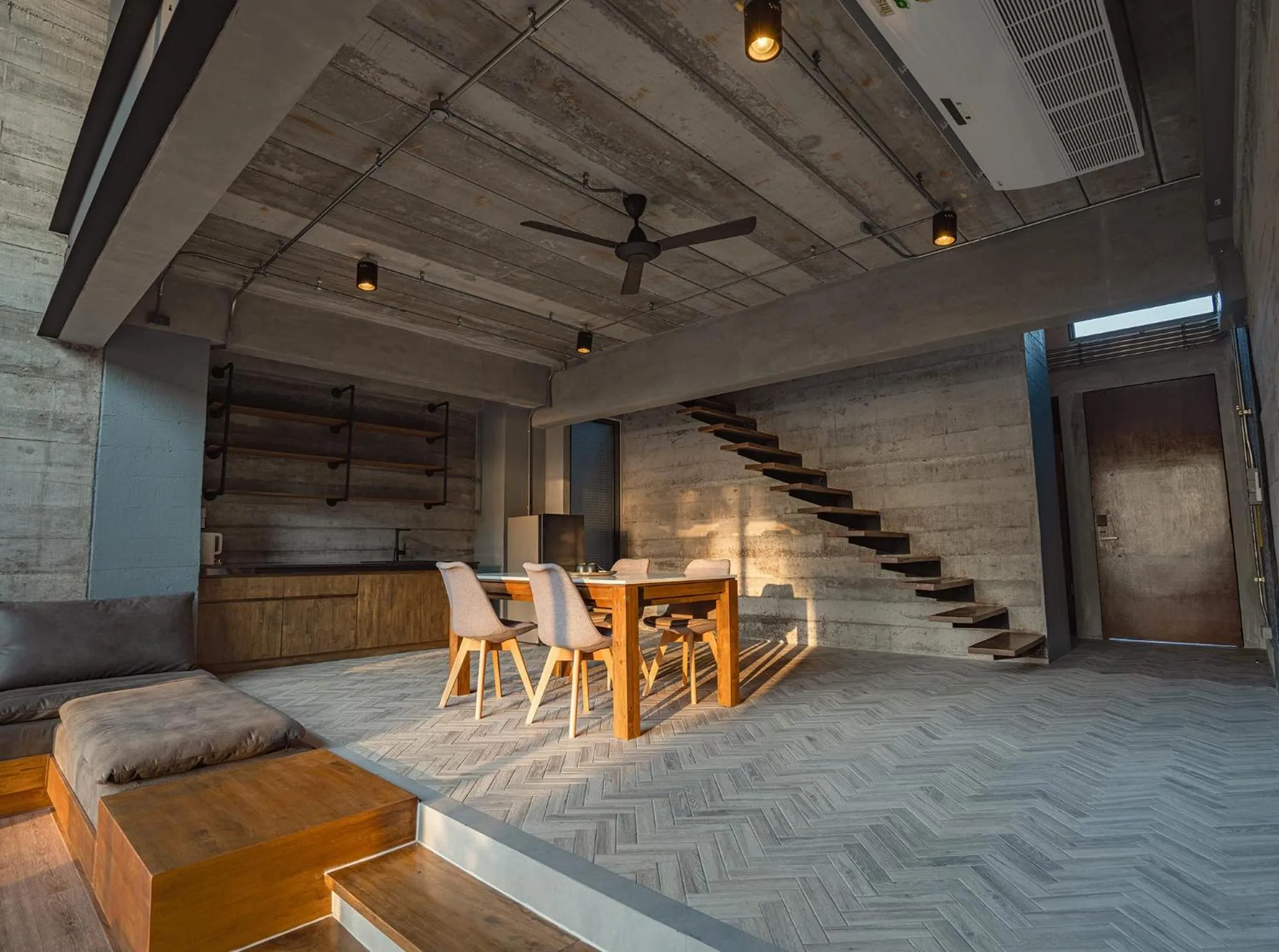 Living room in The Bloc @ Sea