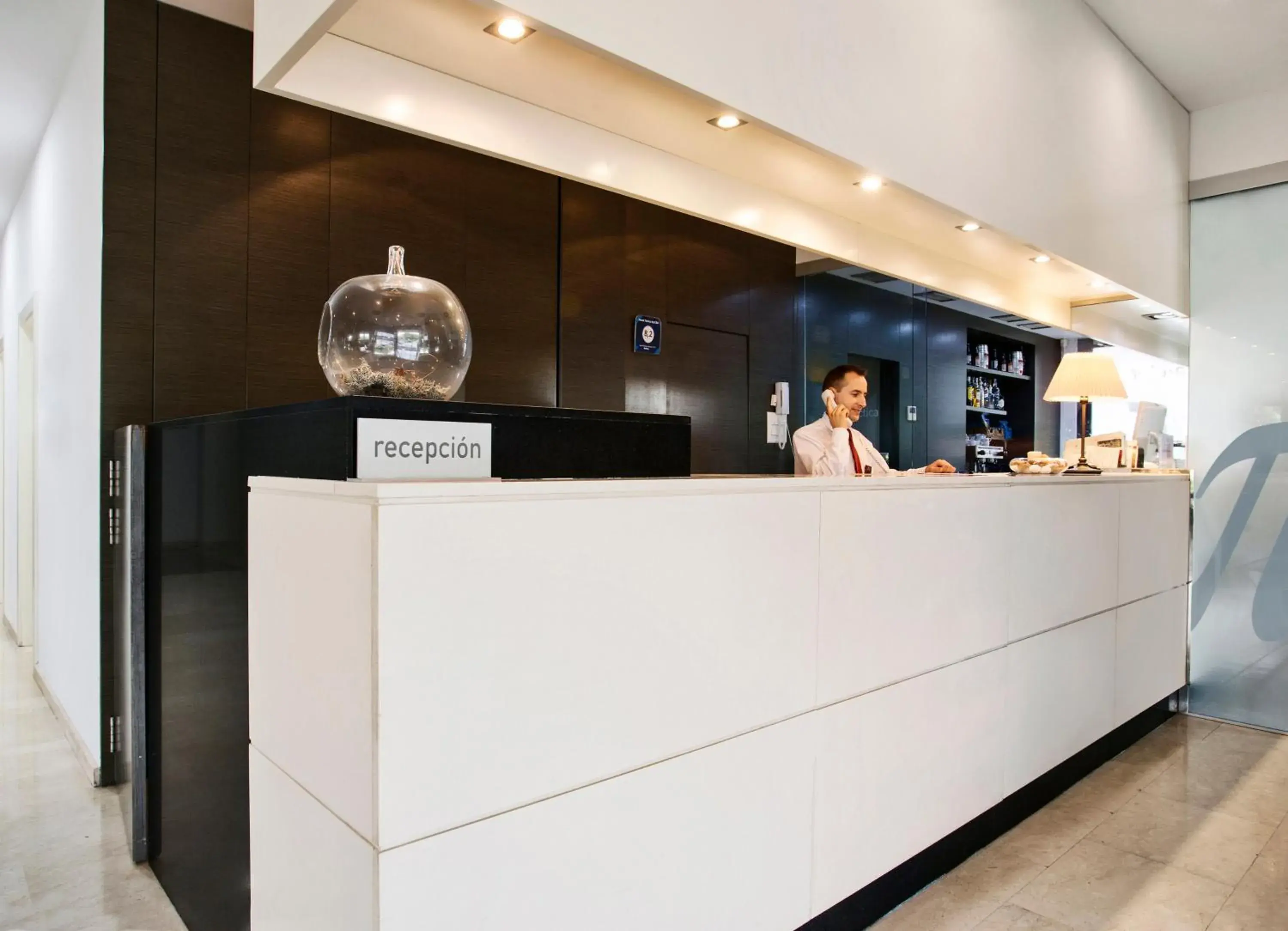 Lobby or reception in AZZ Valencia Táctica Hotel Lobby or reception in AZZ Valencia Táctica Hotel