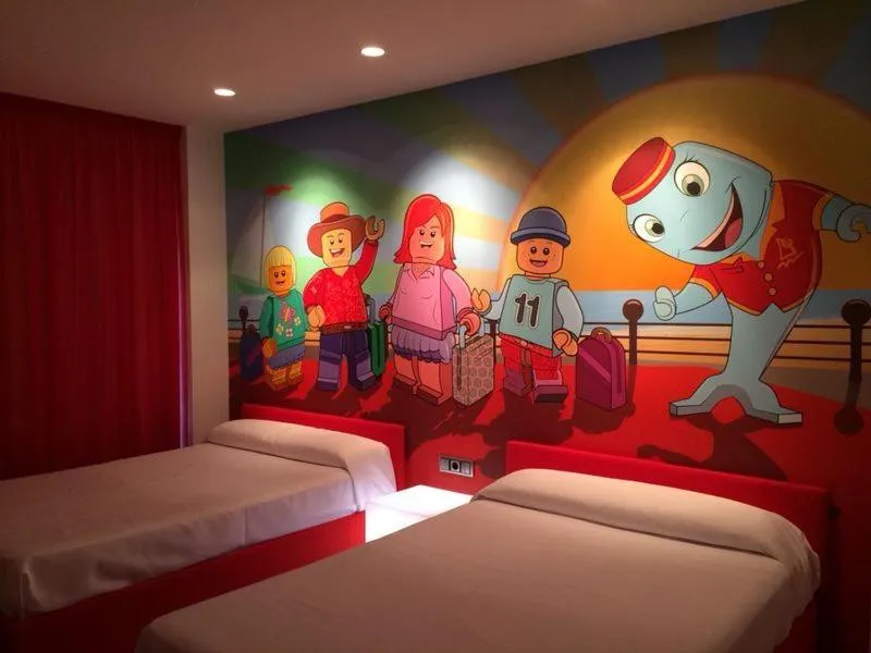 Bed in Hotel Acuazul