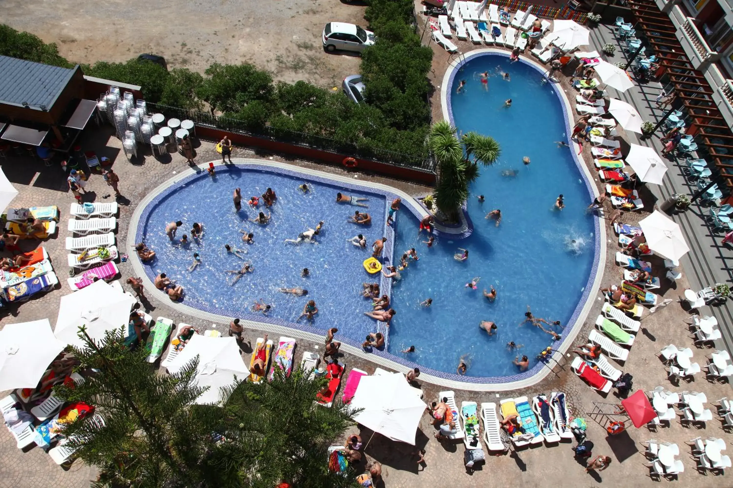 Bird's eye view in Hotel Acuazul Bird's eye view in Hotel Acuazul