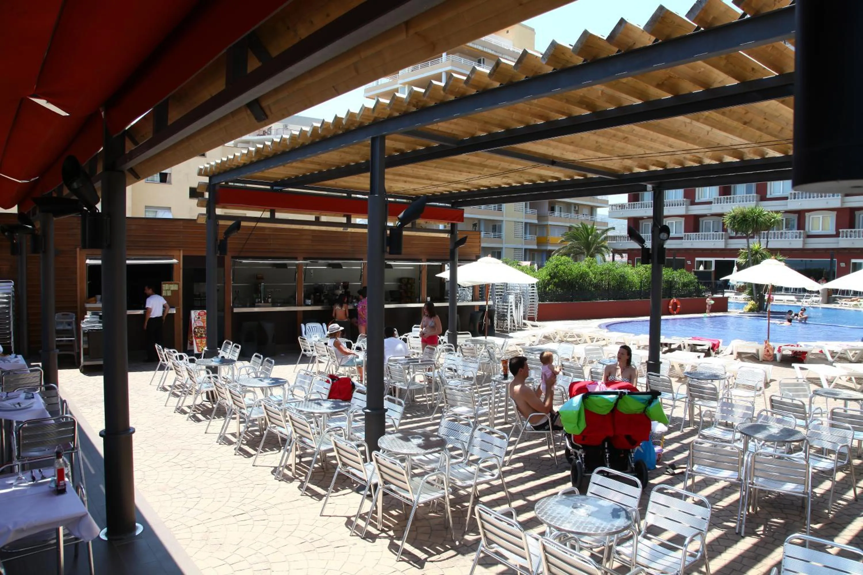 Balcony/Terrace in Aparthotel Acuazul