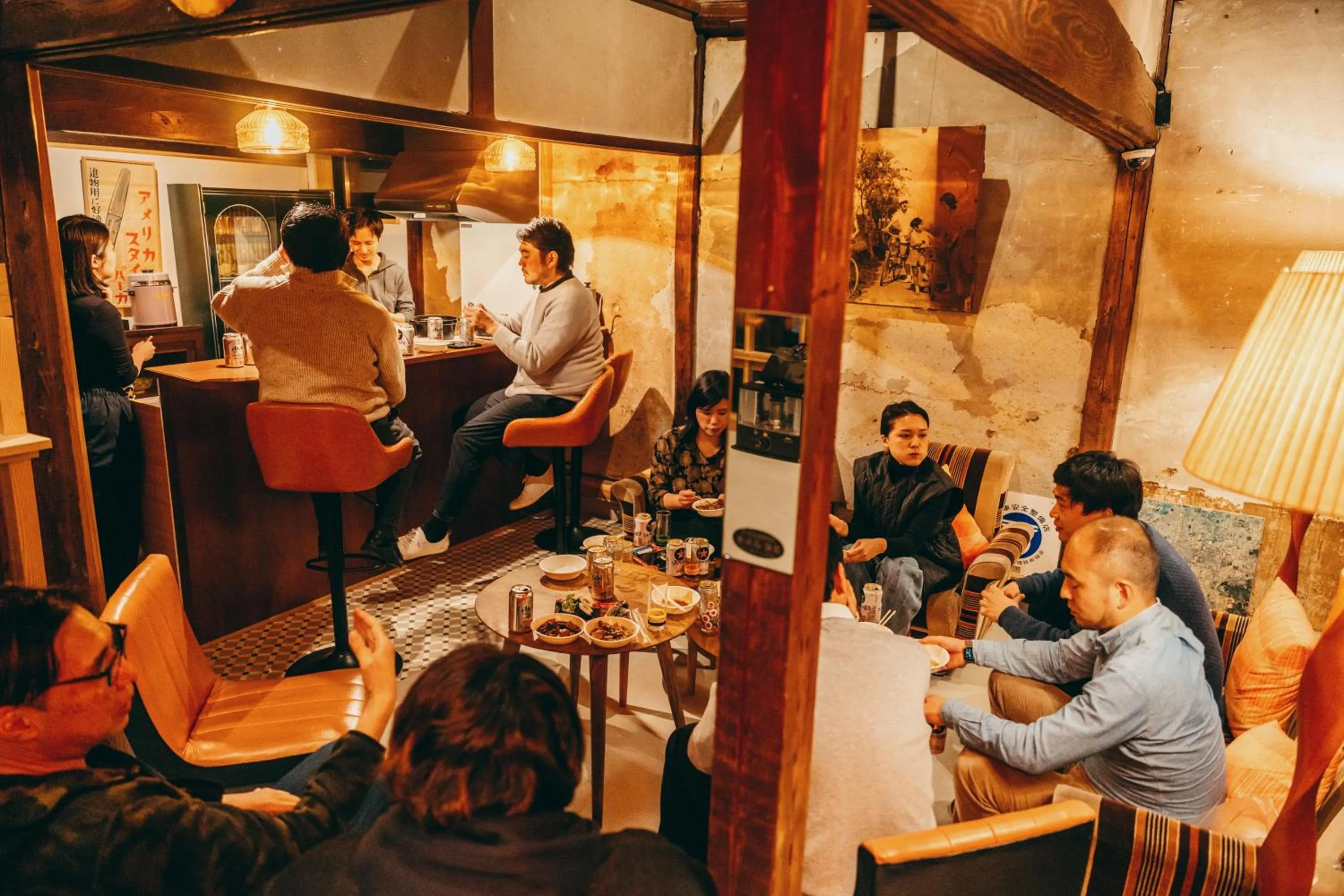 Communal lounge/ TV room in Yado Charinko