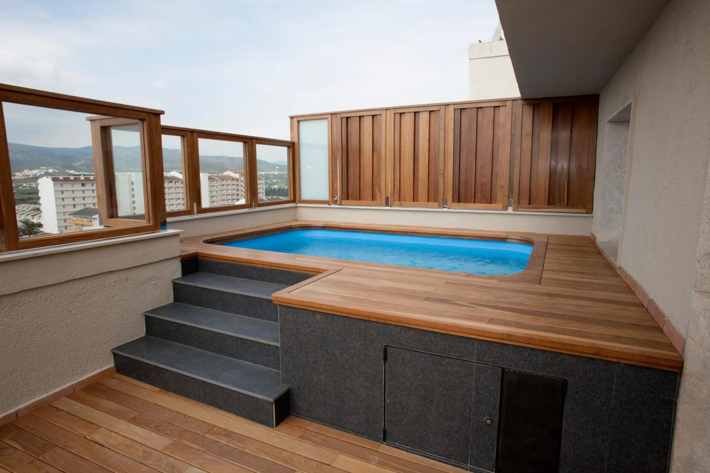 Balcony/Terrace in Aparthotel Acualandia