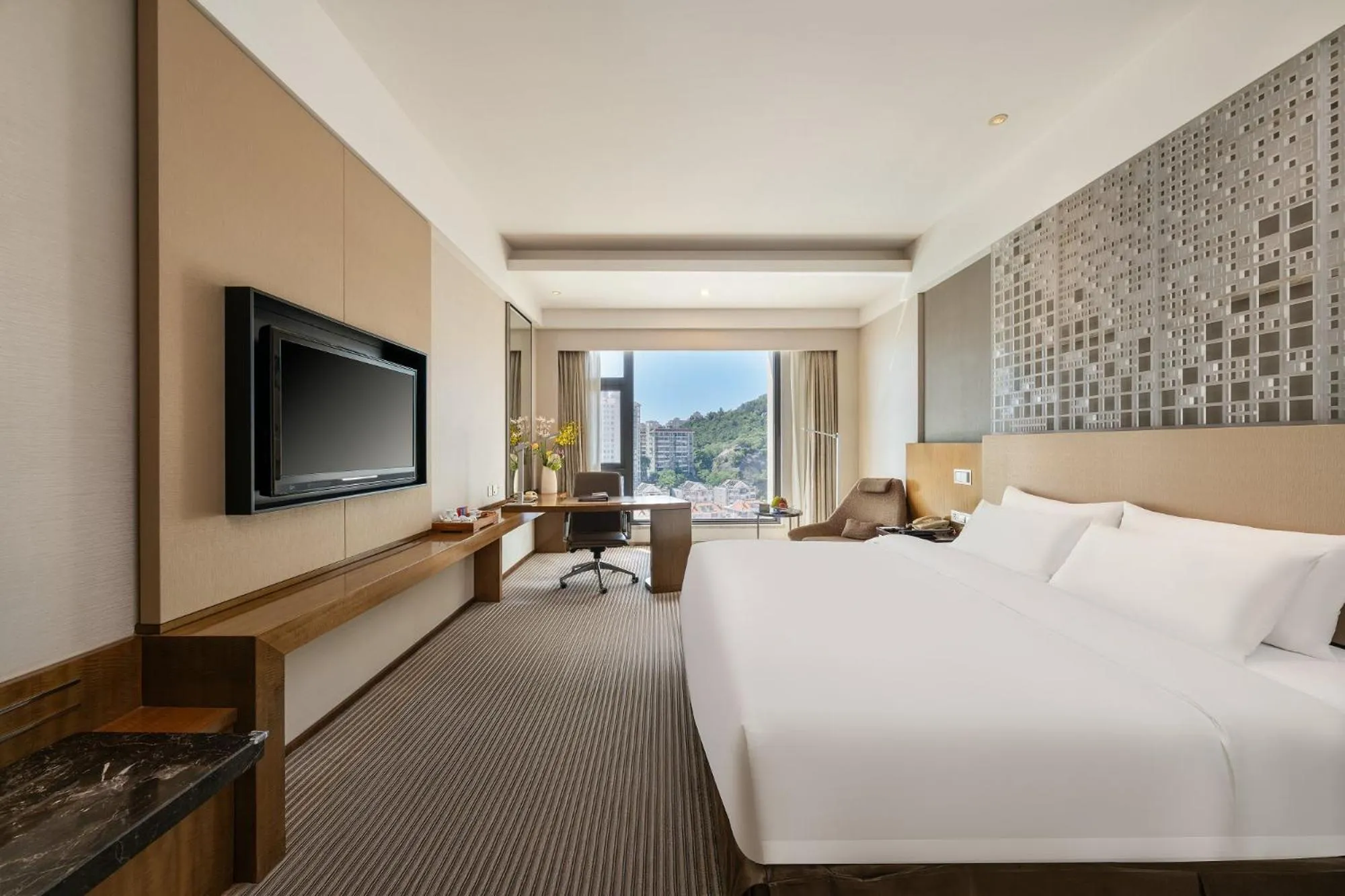 Bedroom, Bed in Juntai Hotel Xiamen
