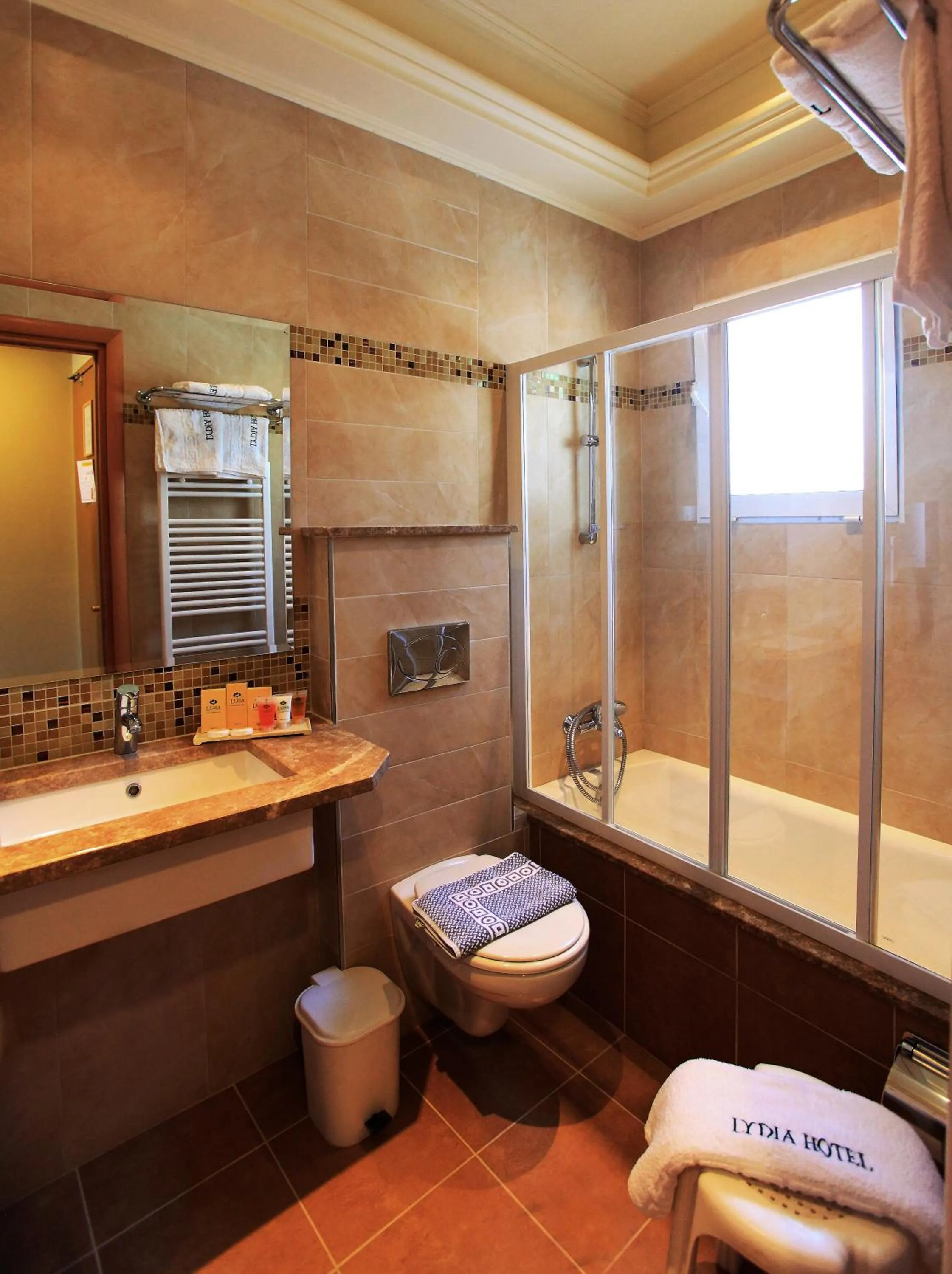 Bathroom in Lydia Hotel