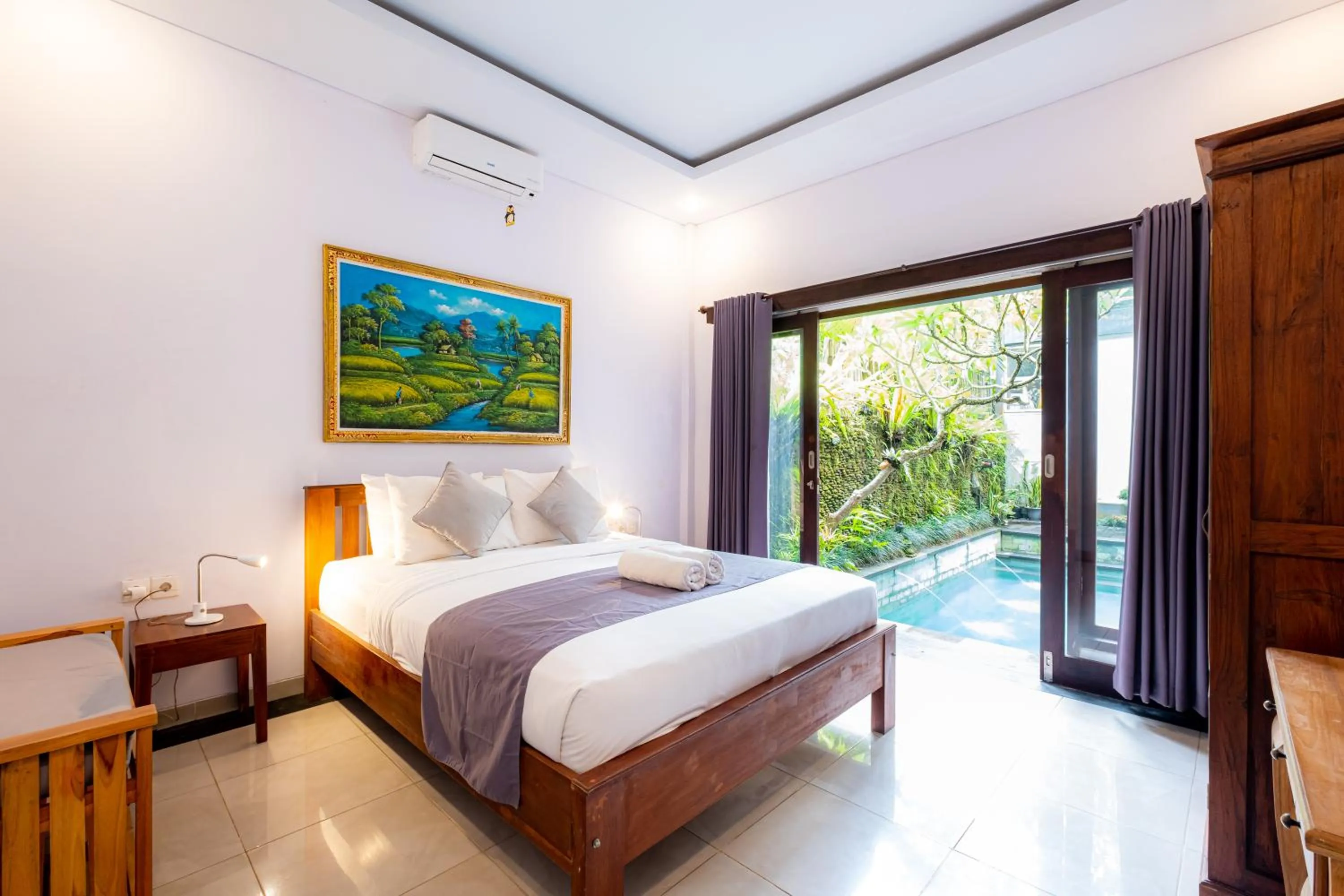 Bed in Villa Kubu Arya by Supala