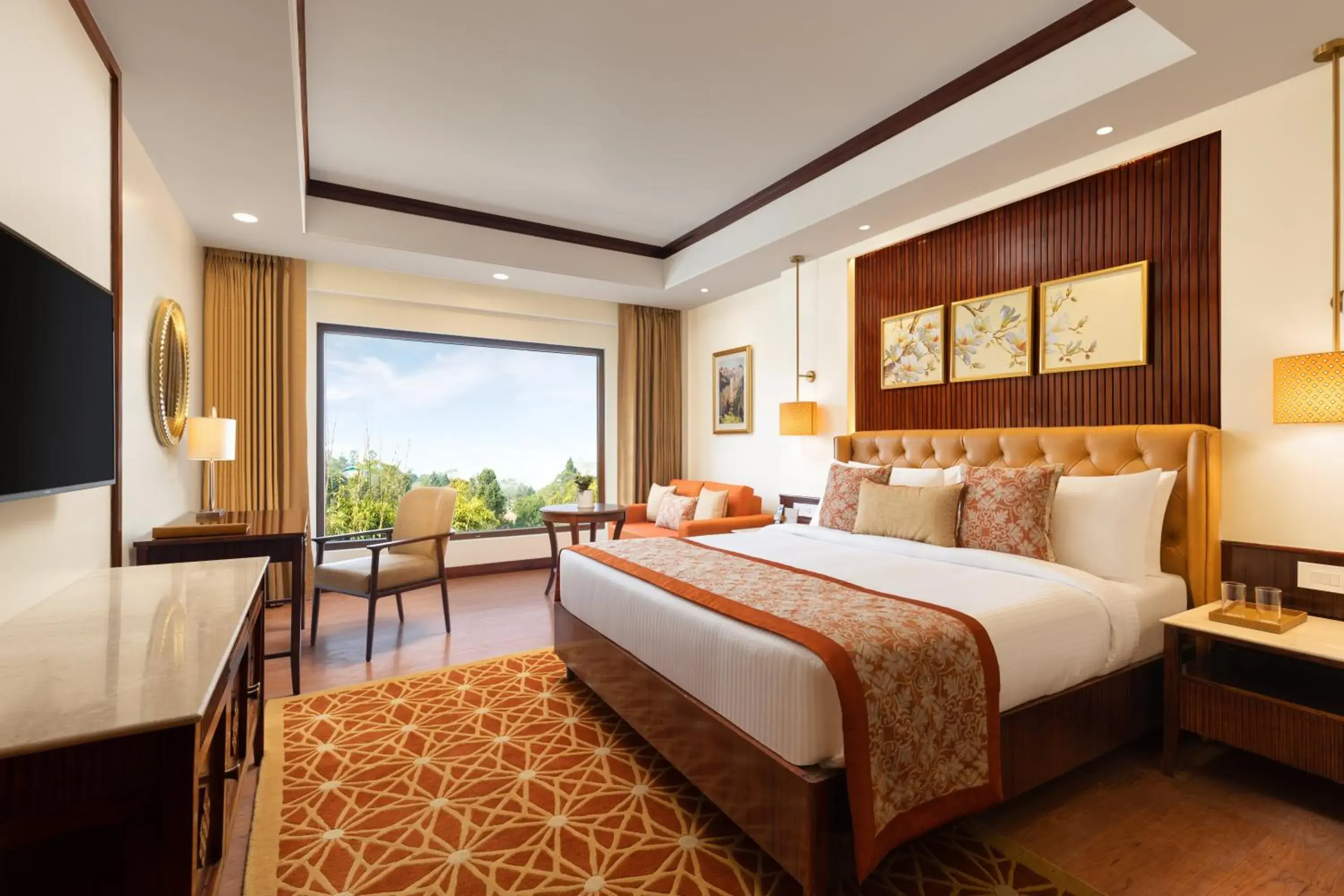 Bed in Fortune Resort Kalimpong - Member ITC Hotels' Group Bed in Fortune Resort Kalimpong - Member ITC Hotels' Group