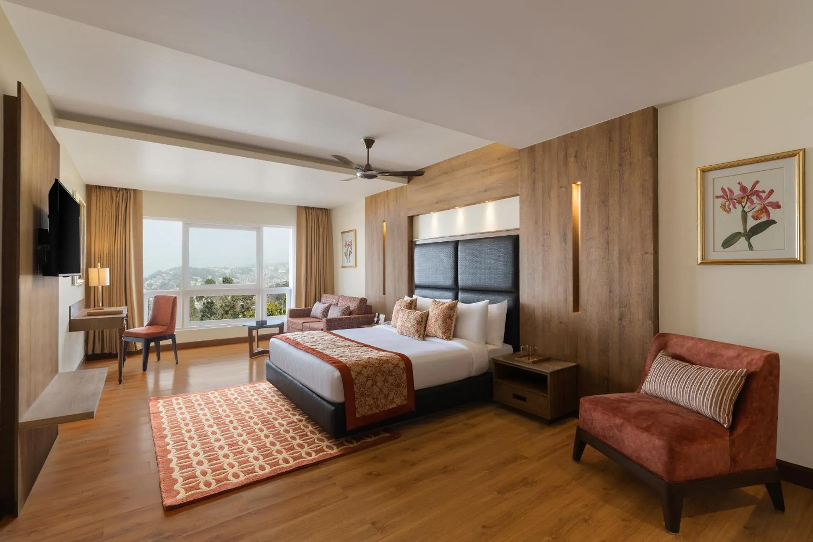 Bedroom, Bed in Fortune Resort Kalimpong - Member ITC Hotels' Group Bedroom, Bed in Fortune Resort Kalimpong - Member ITC Hotels' Group