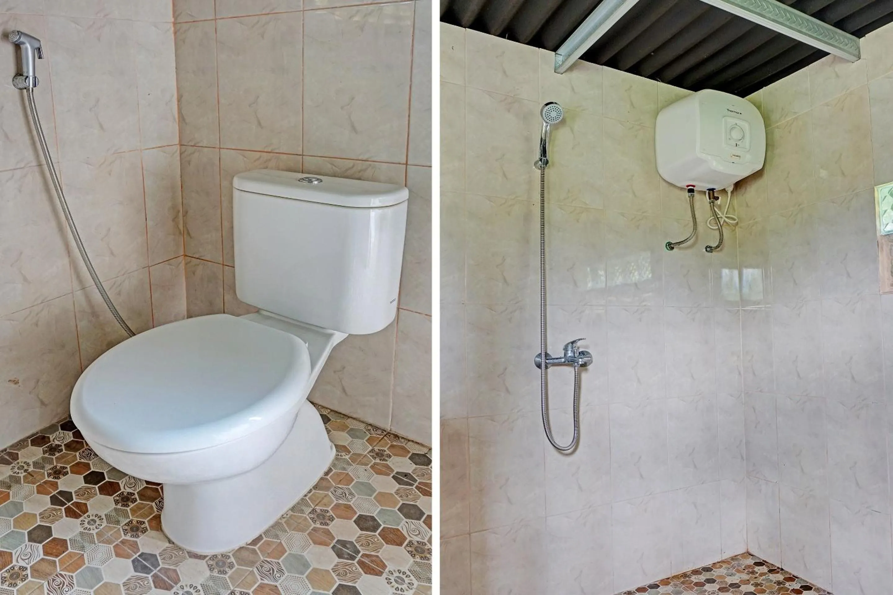Bathroom in OYO Life 92321 Abiyan Villa Homestay Syariah