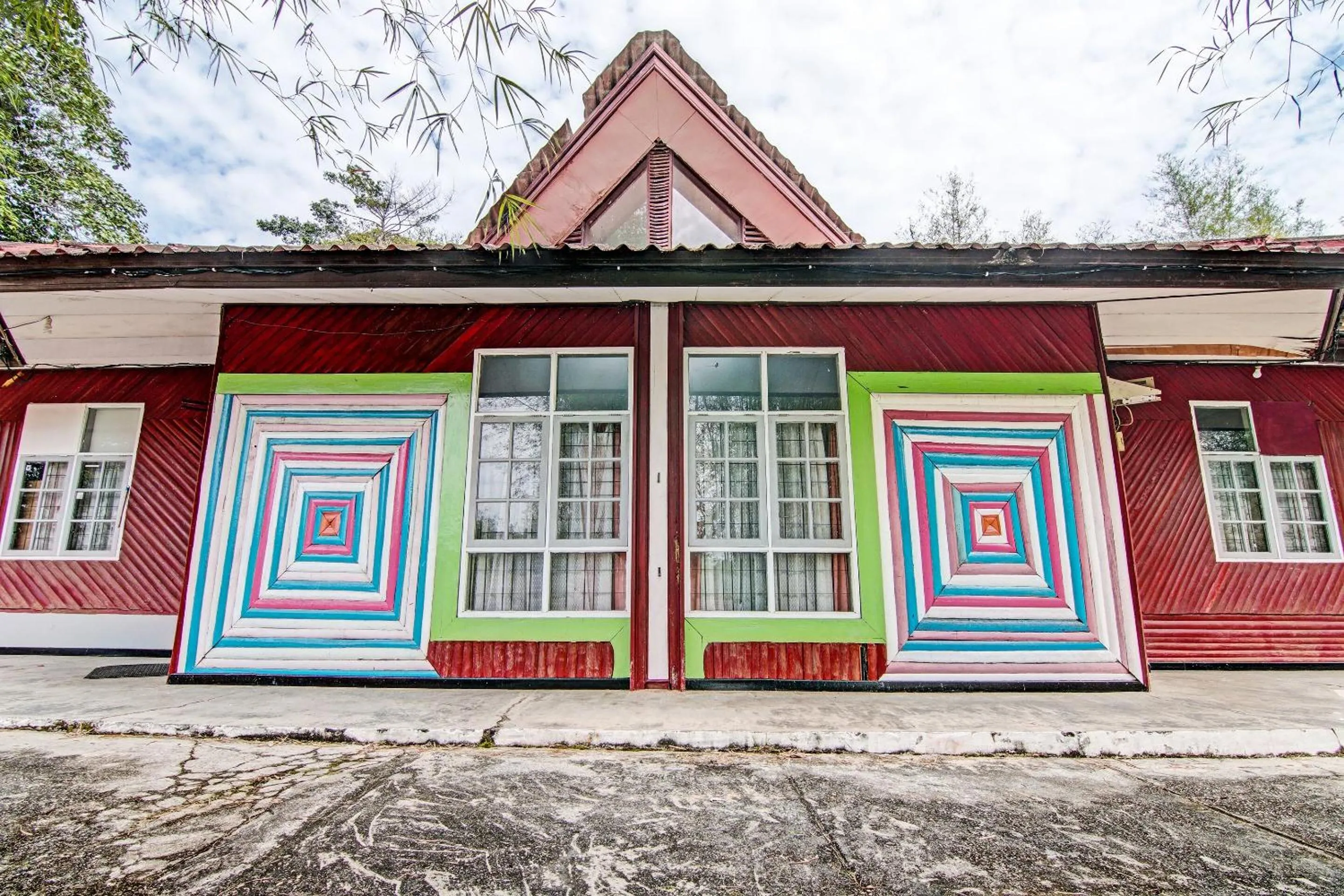 Facade/entrance in Hotel O Rindu Sempadan Cottage Near Taman Wisata Rindu Sempadan
