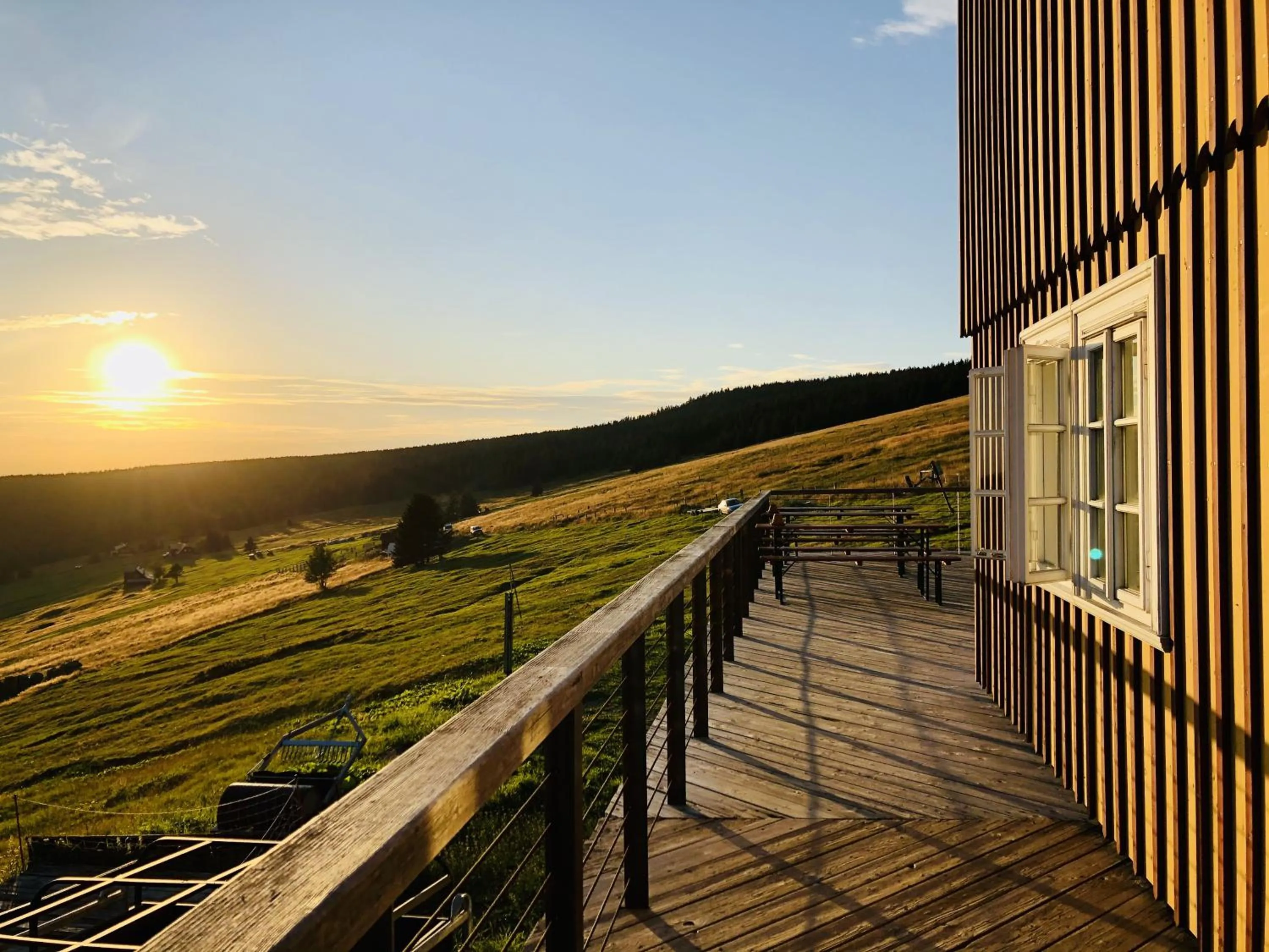 Balcony/Terrace in Bouda Klínovka