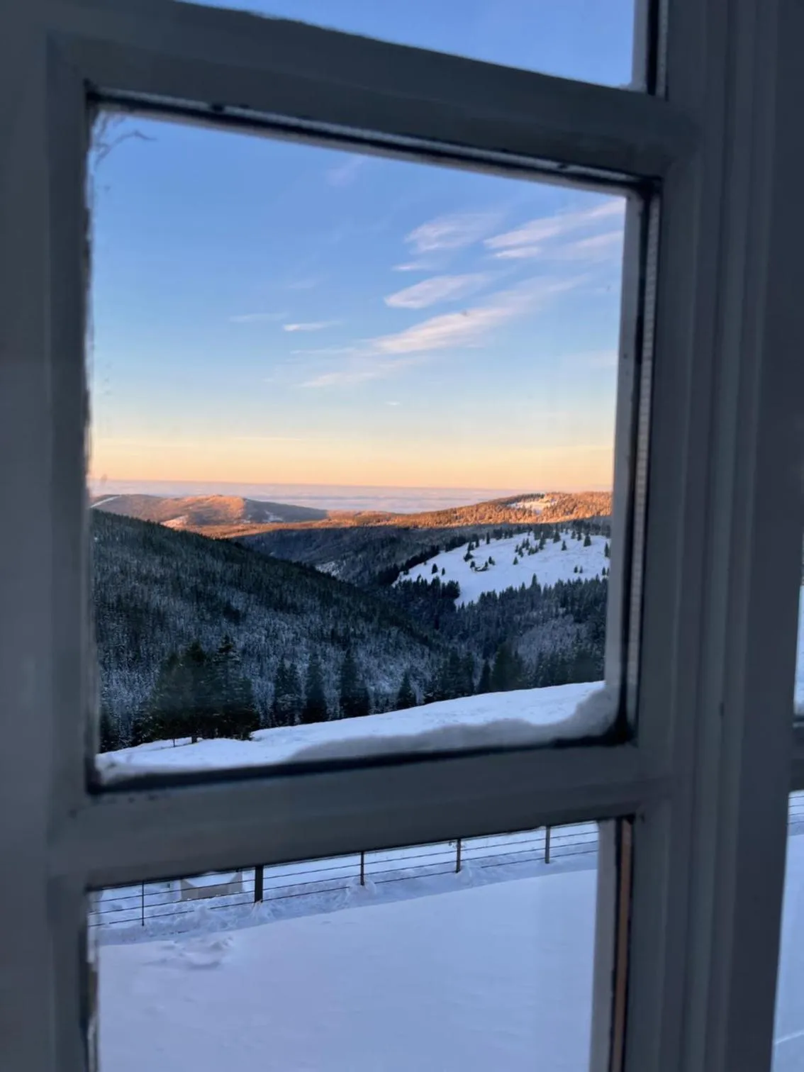 View (from property/room) in Bouda Klínovka