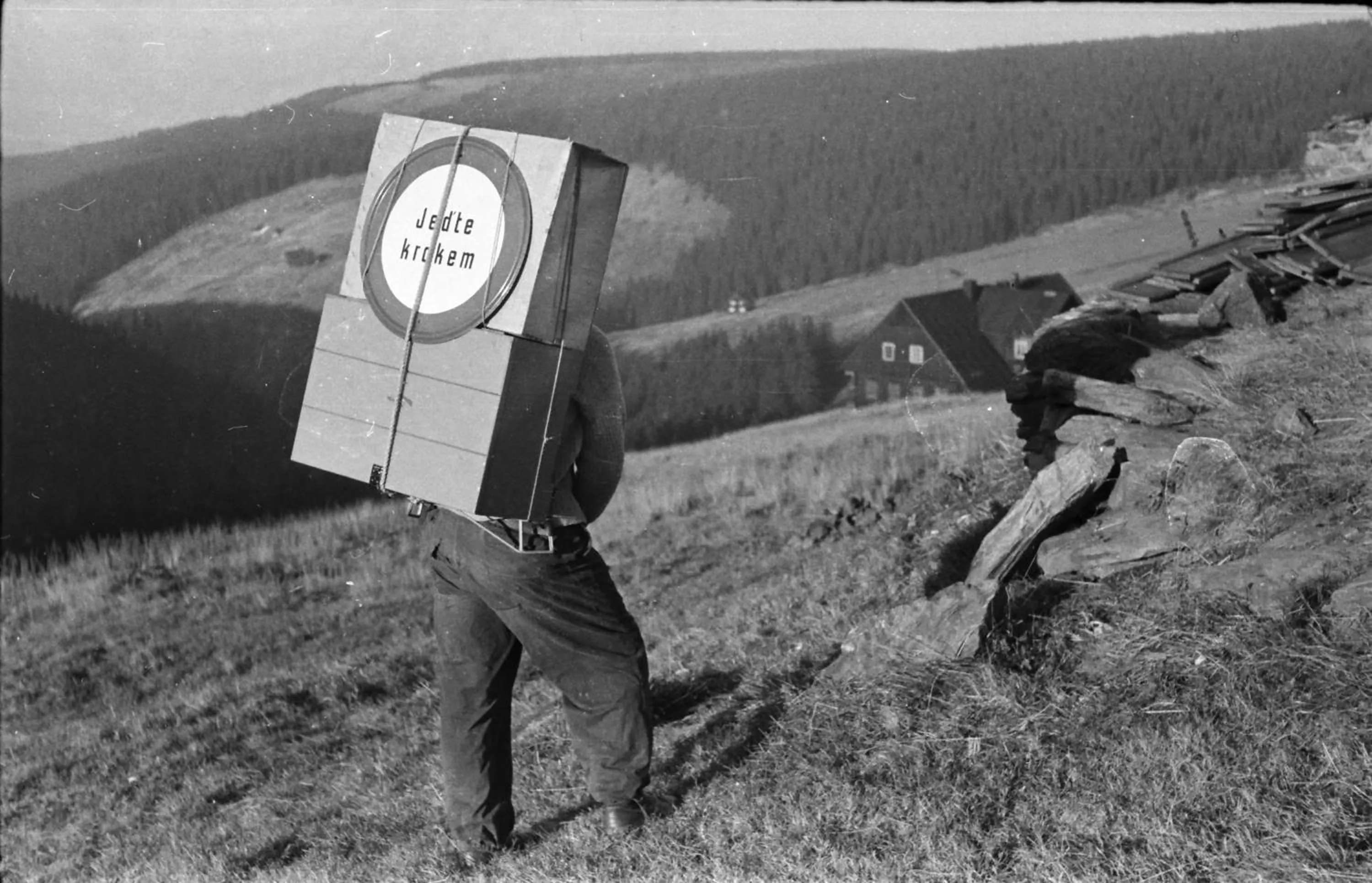 People in Bouda Klínovka