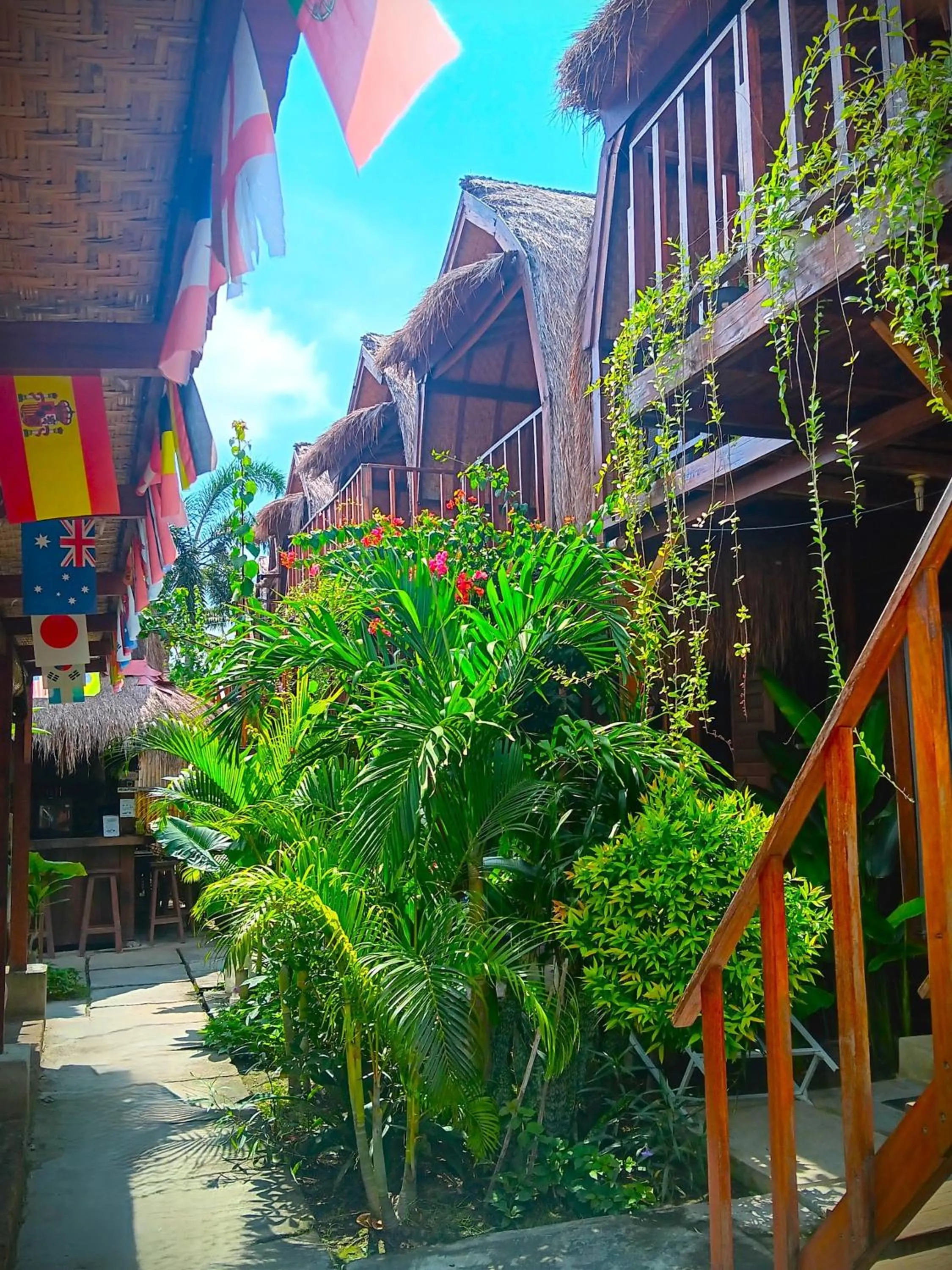 Garden in Good Vibes Bungalows