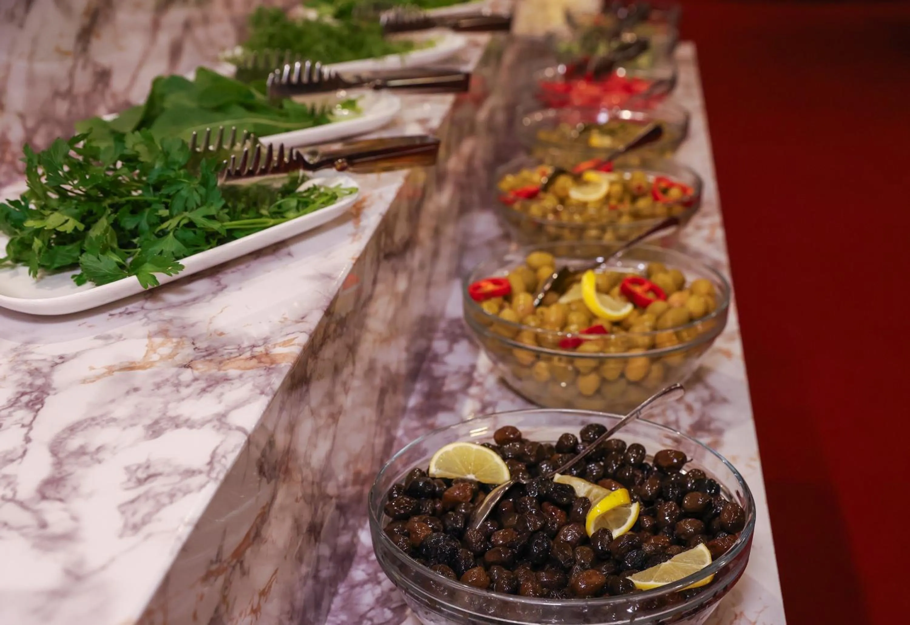 Breakfast in The Hera Platinum Hotel