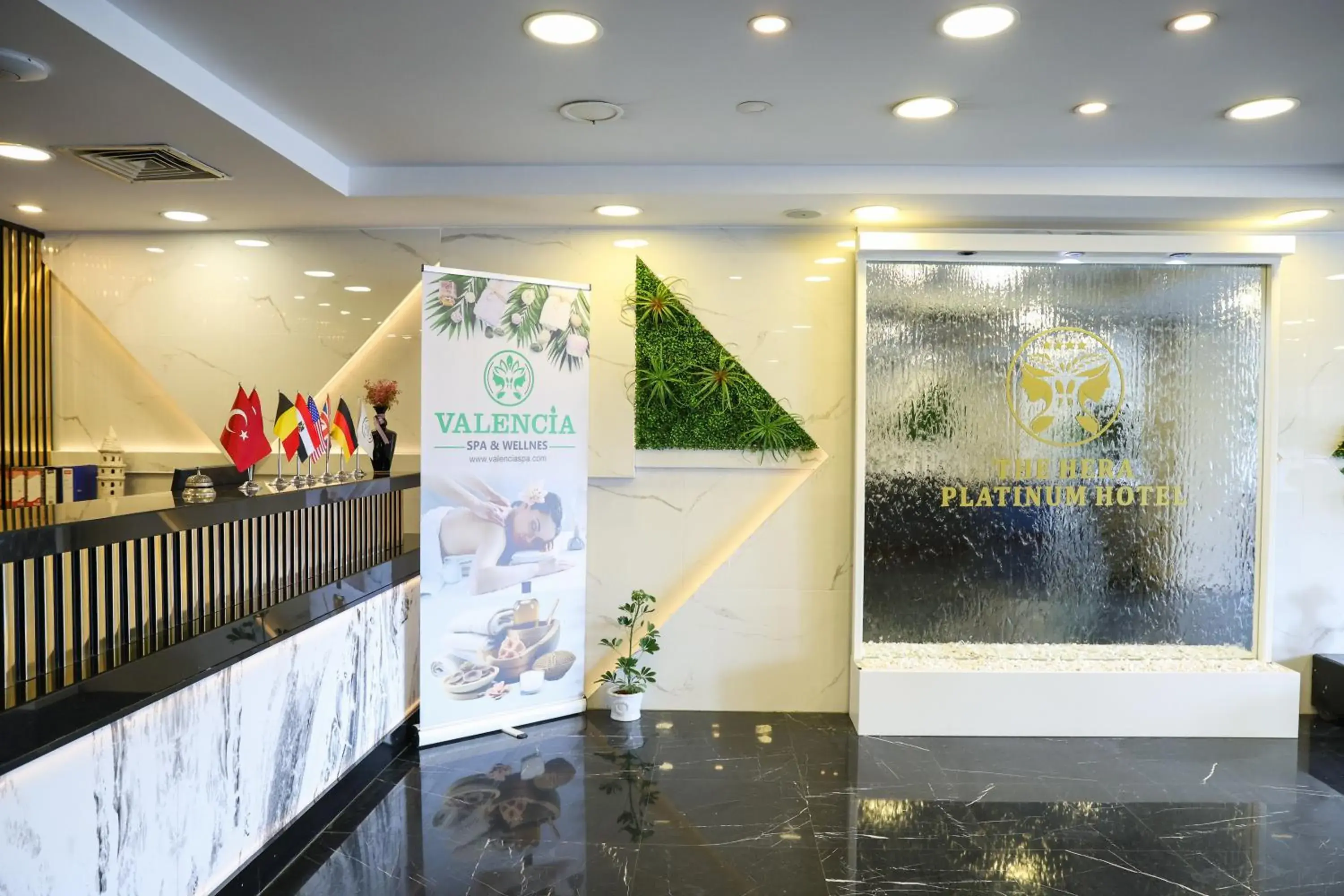 Lobby or reception in The Hera Platinum Hotel Lobby or reception in The Hera Platinum Hotel