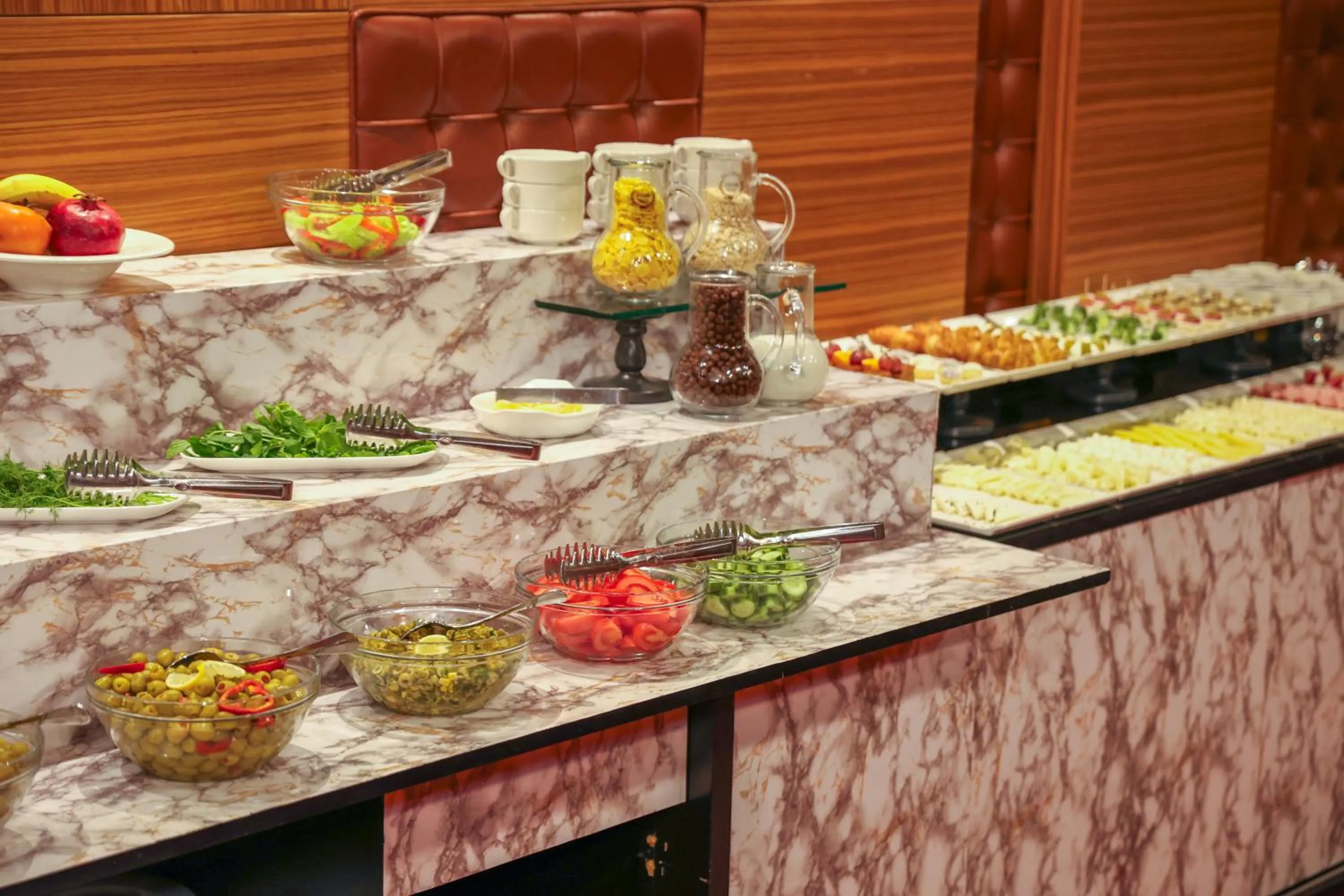 Breakfast in The Hera Platinum Hotel