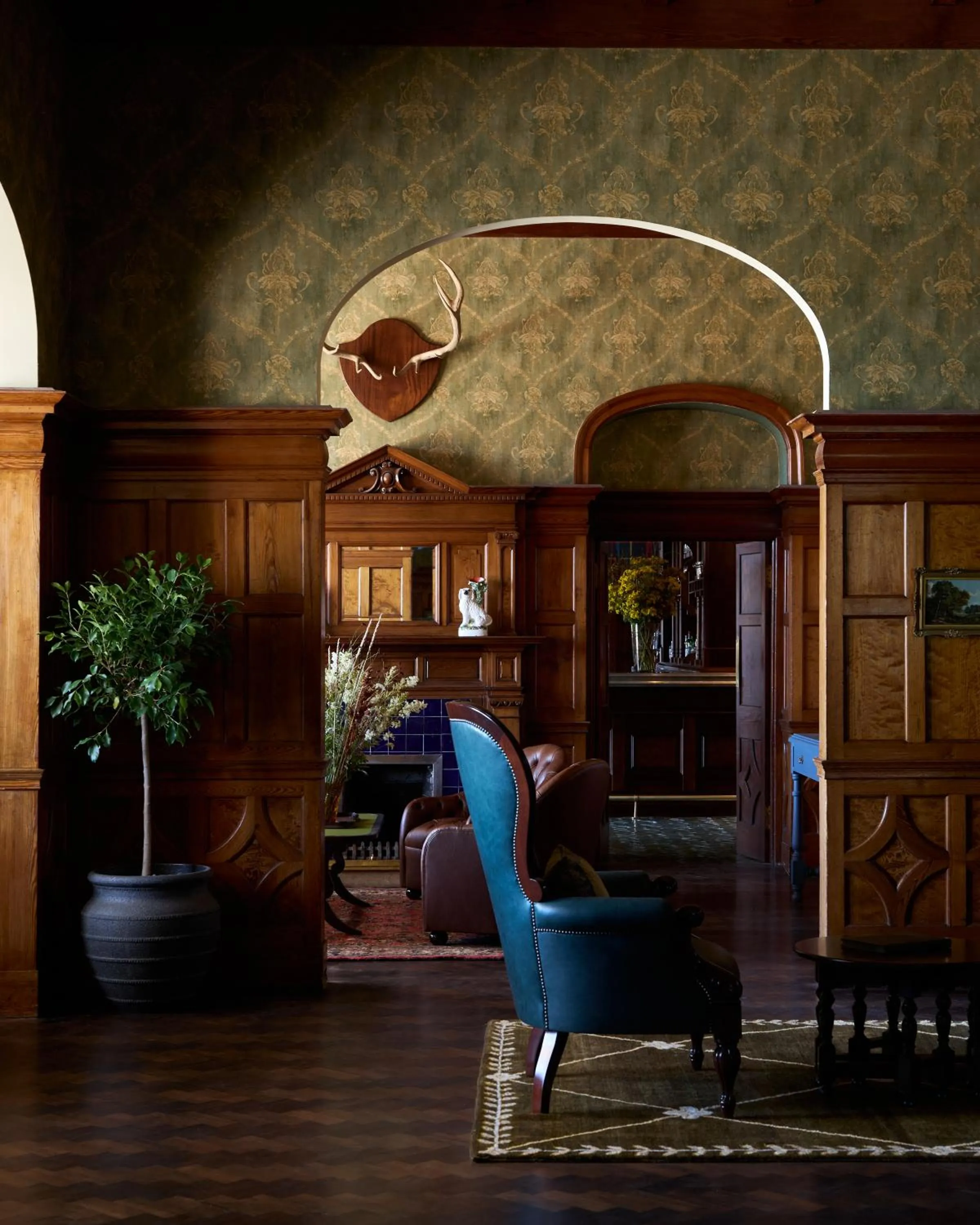 Communal lounge/ TV room in Dornoch Station