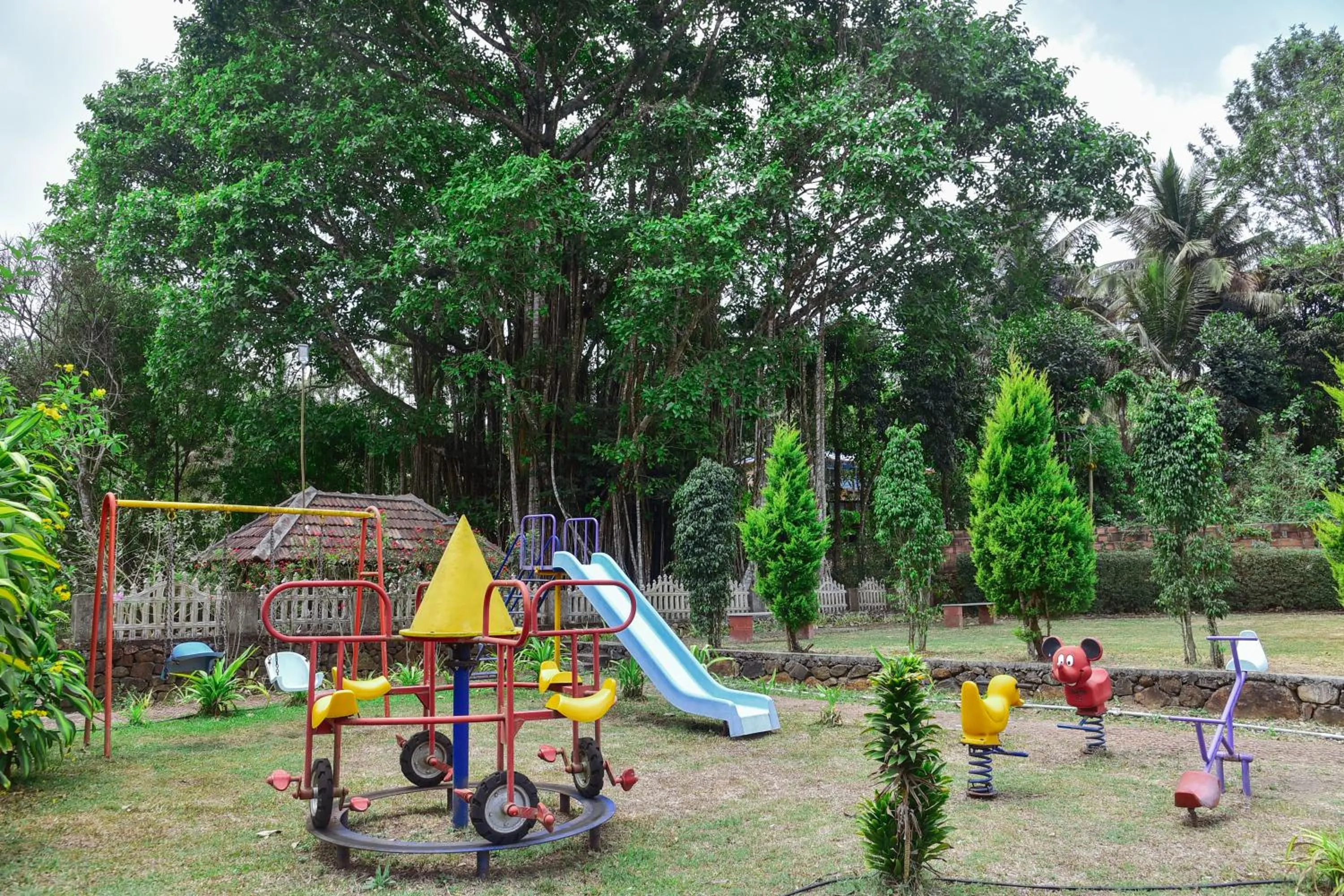Children play ground in Clover Holiday Village