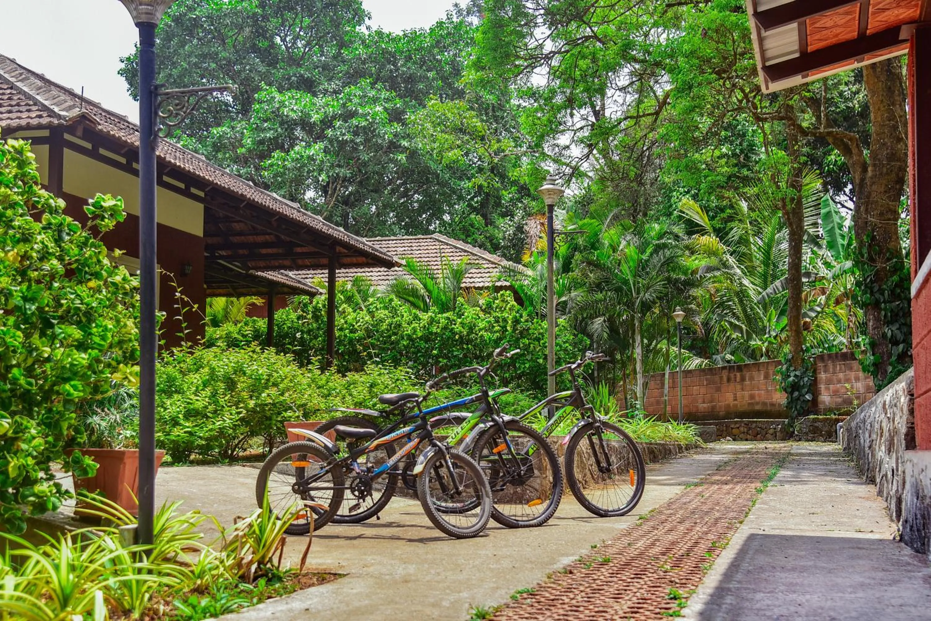 Cycling in Clover Holiday Village