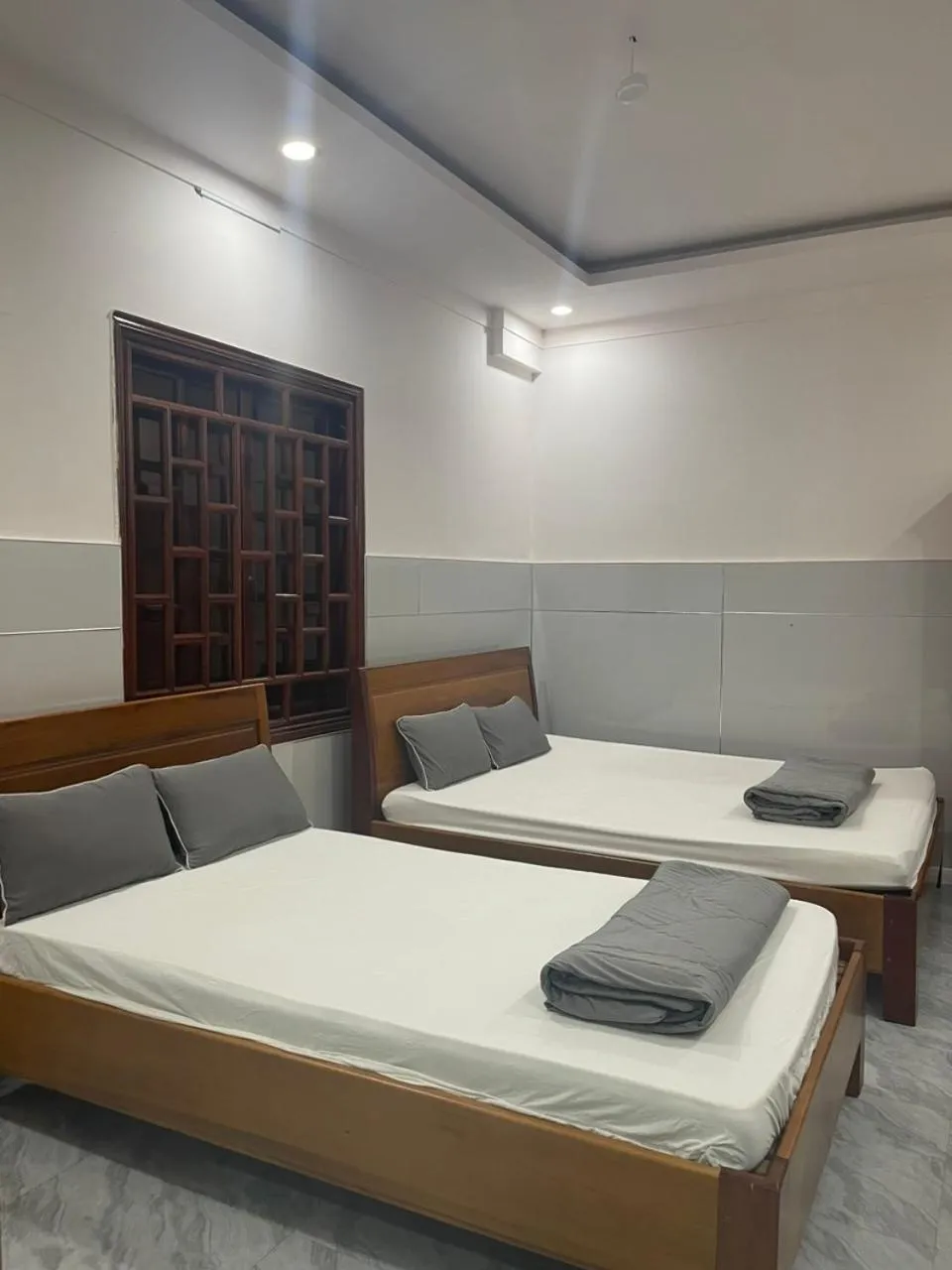 Bed in Hoàng Linh Hotel